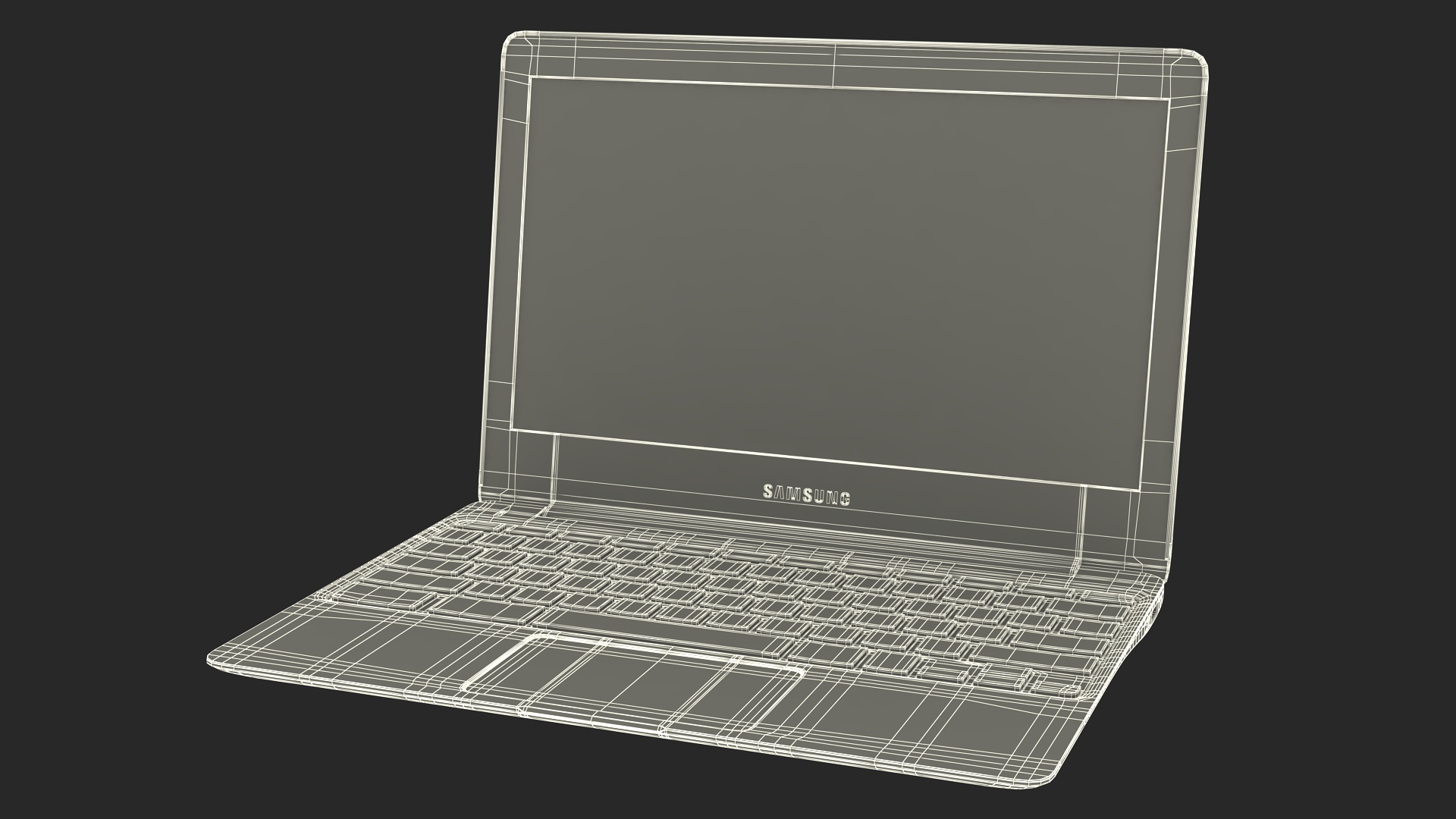 3D Compact Samsung Laptop Chromebook model