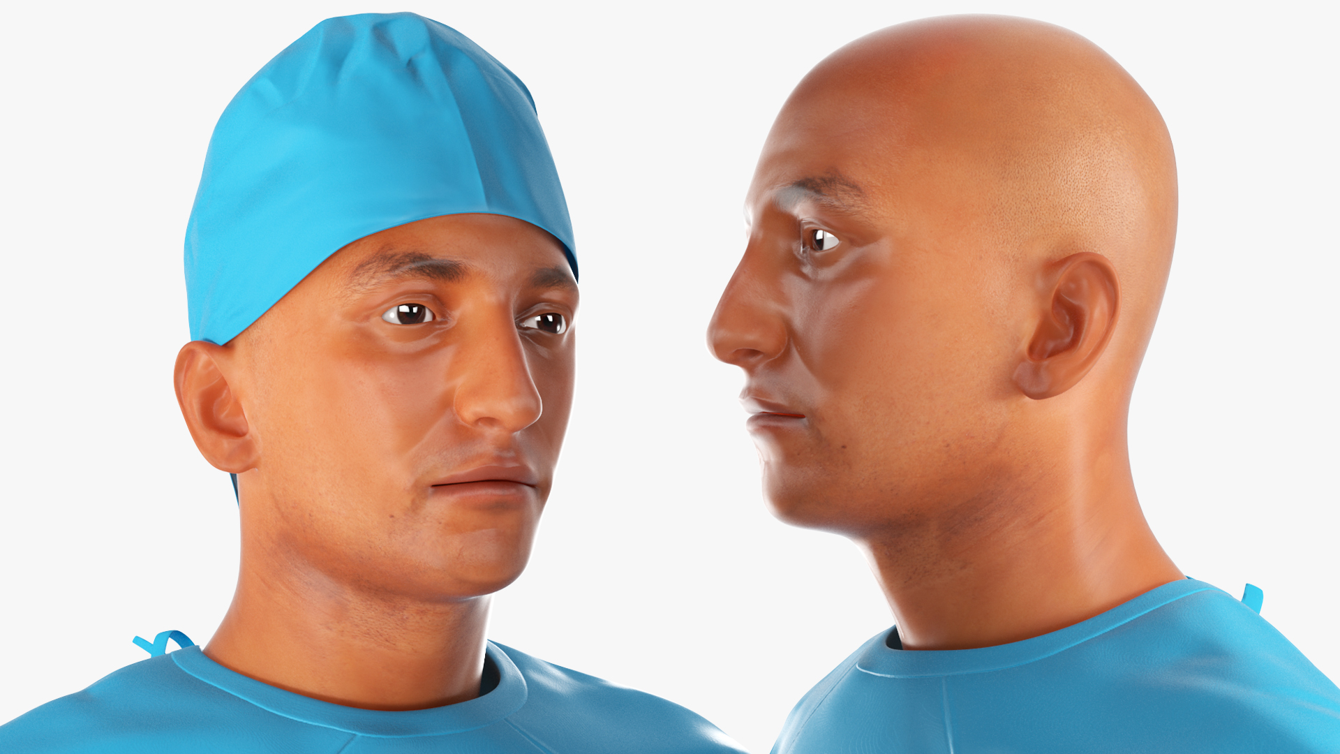 3D model Surgeon Doctor Rigged for Maya
