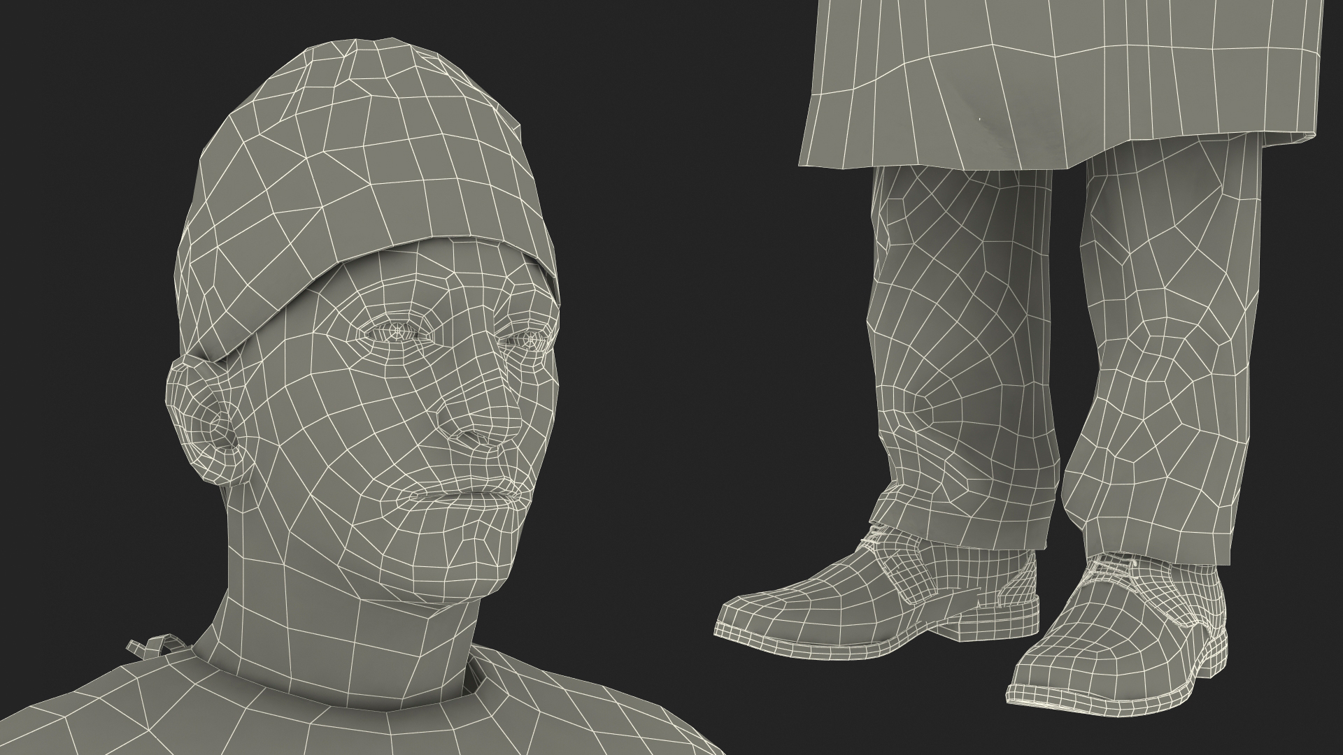 3D model Surgeon Doctor Rigged for Maya
