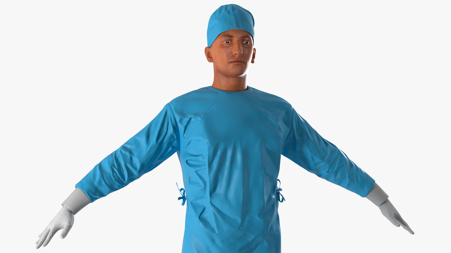 3D model Surgeon Doctor Rigged for Maya