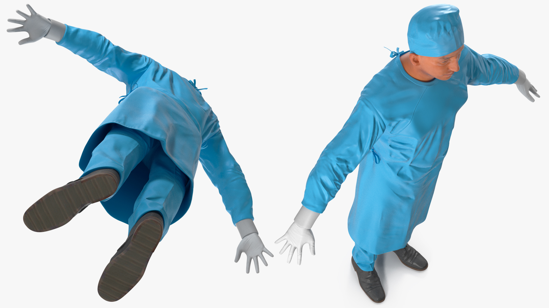 3D model Surgeon Doctor Rigged for Maya