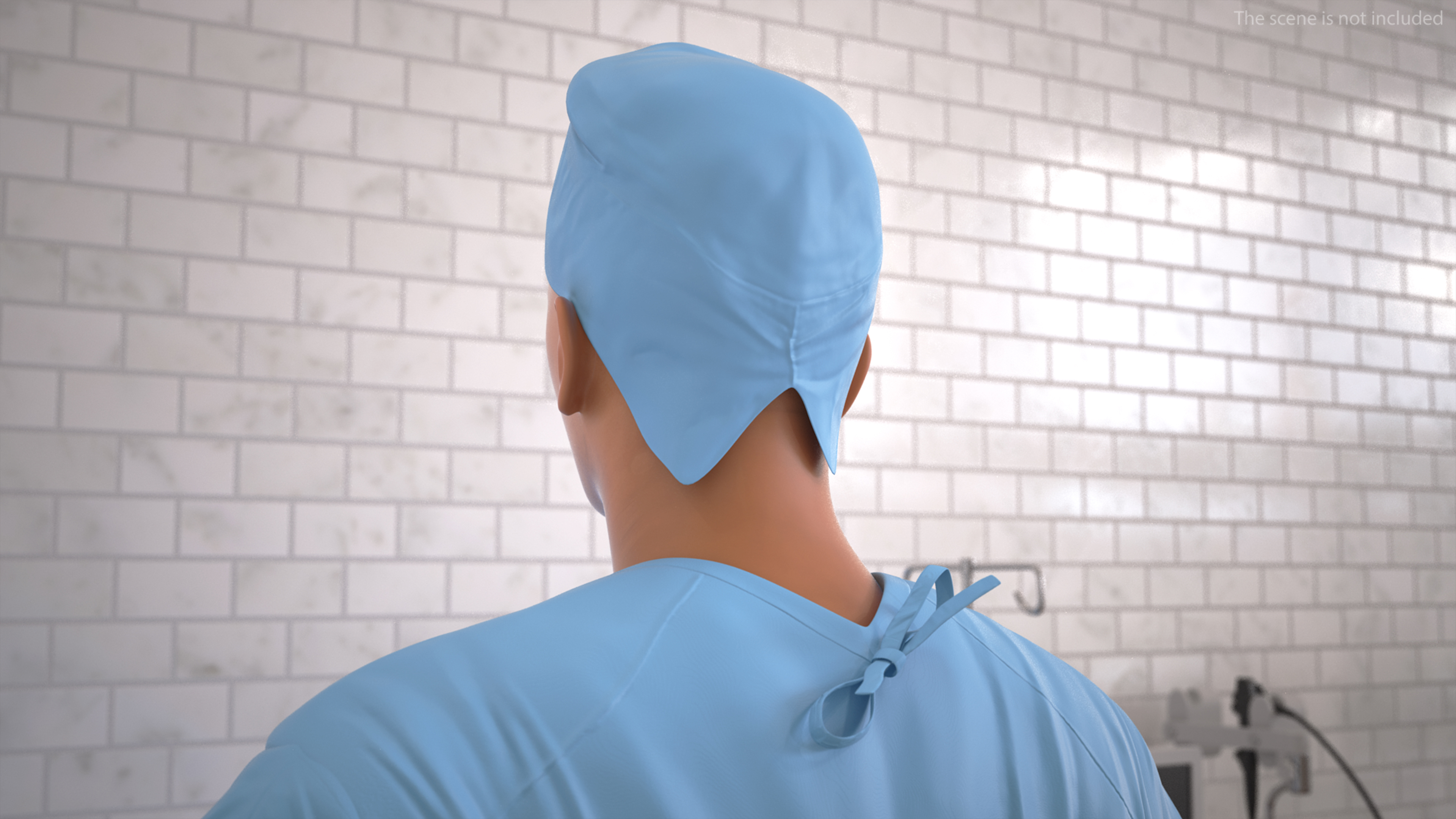 3D model Surgeon Doctor Rigged for Maya