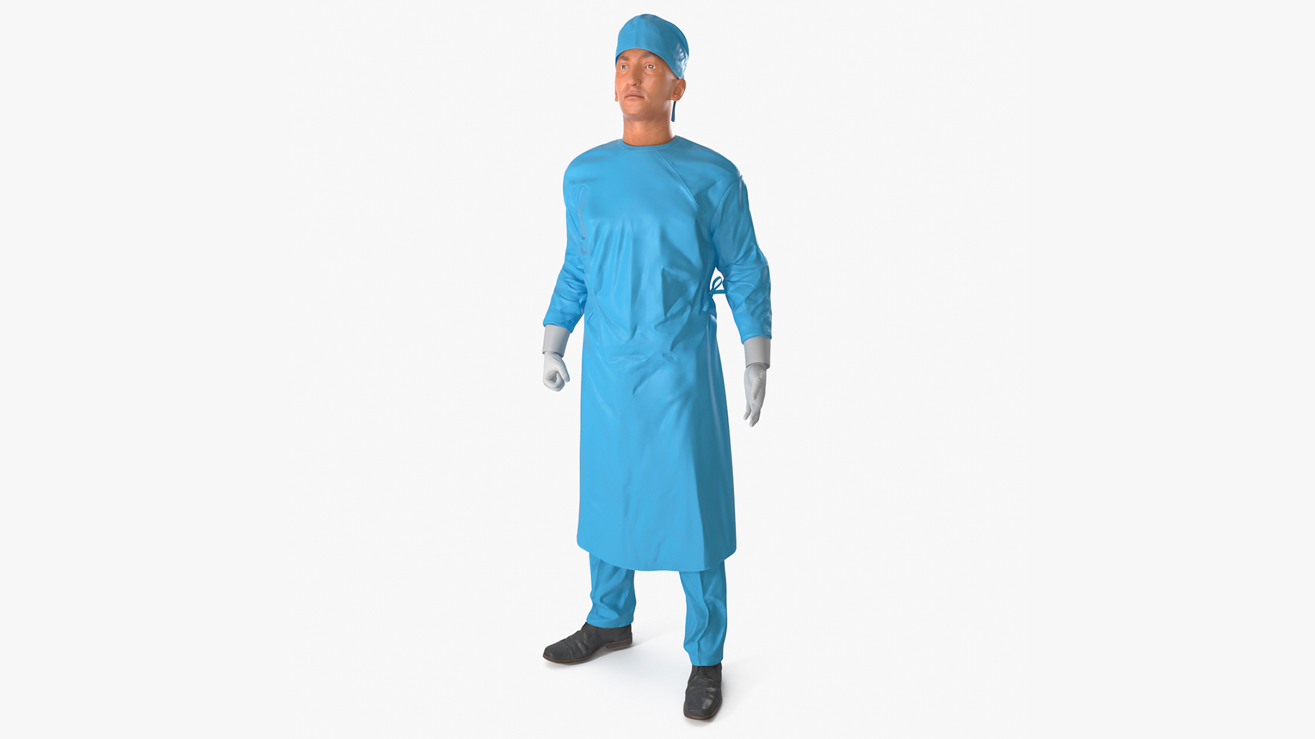 3D model Surgeon Doctor Rigged for Maya