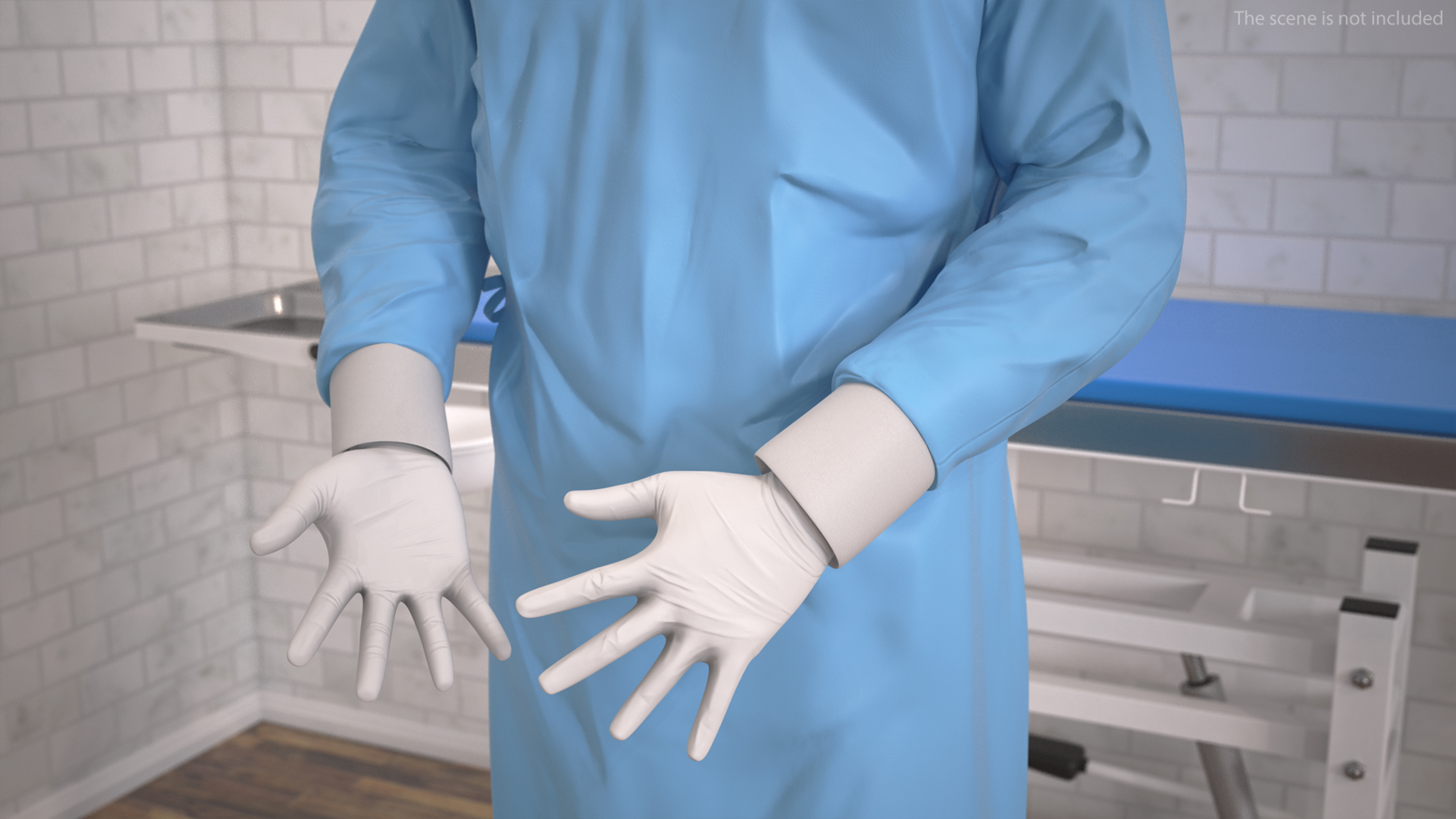 3D model Surgeon Doctor Rigged for Maya