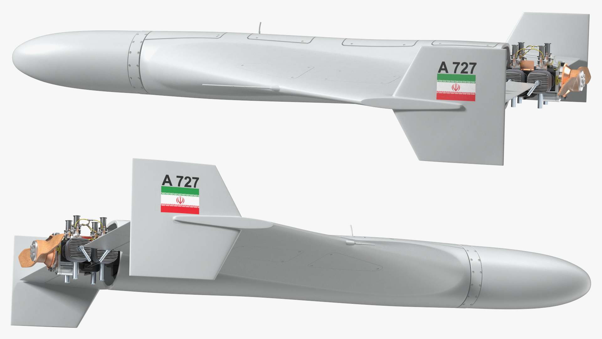HESA Shahed 136 Rigged 3D