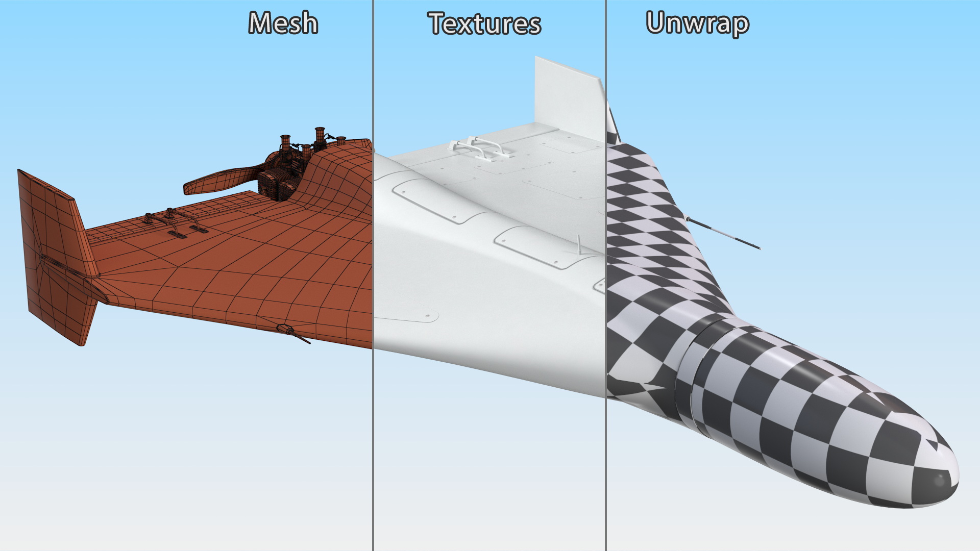 HESA Shahed 136 Rigged 3D