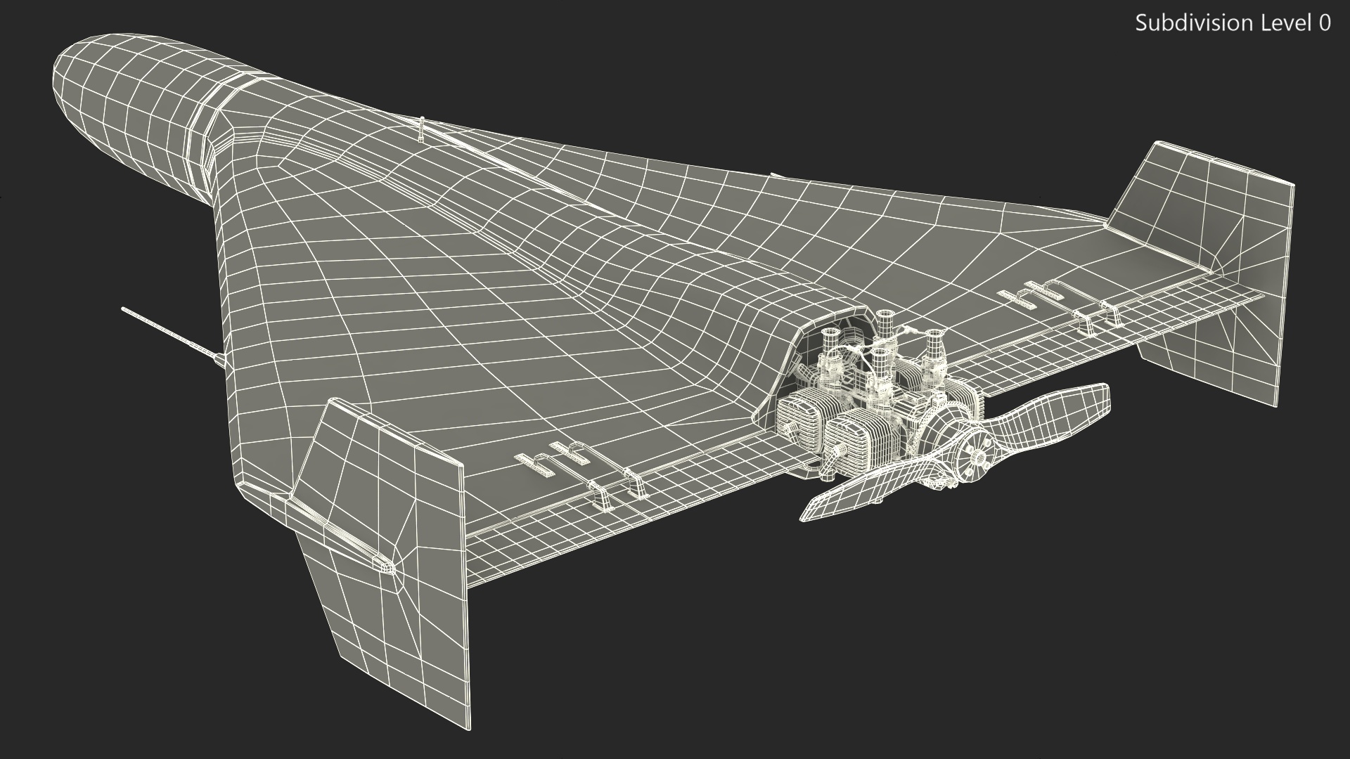 HESA Shahed 136 Rigged 3D