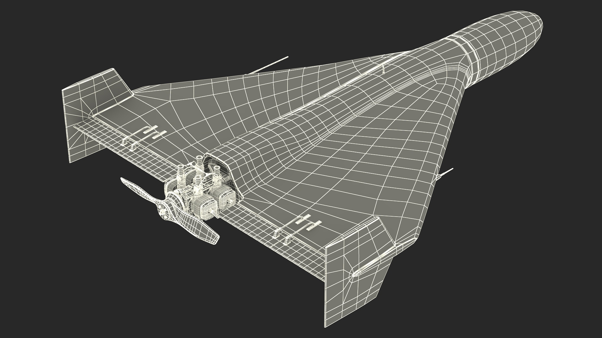 HESA Shahed 136 Rigged 3D