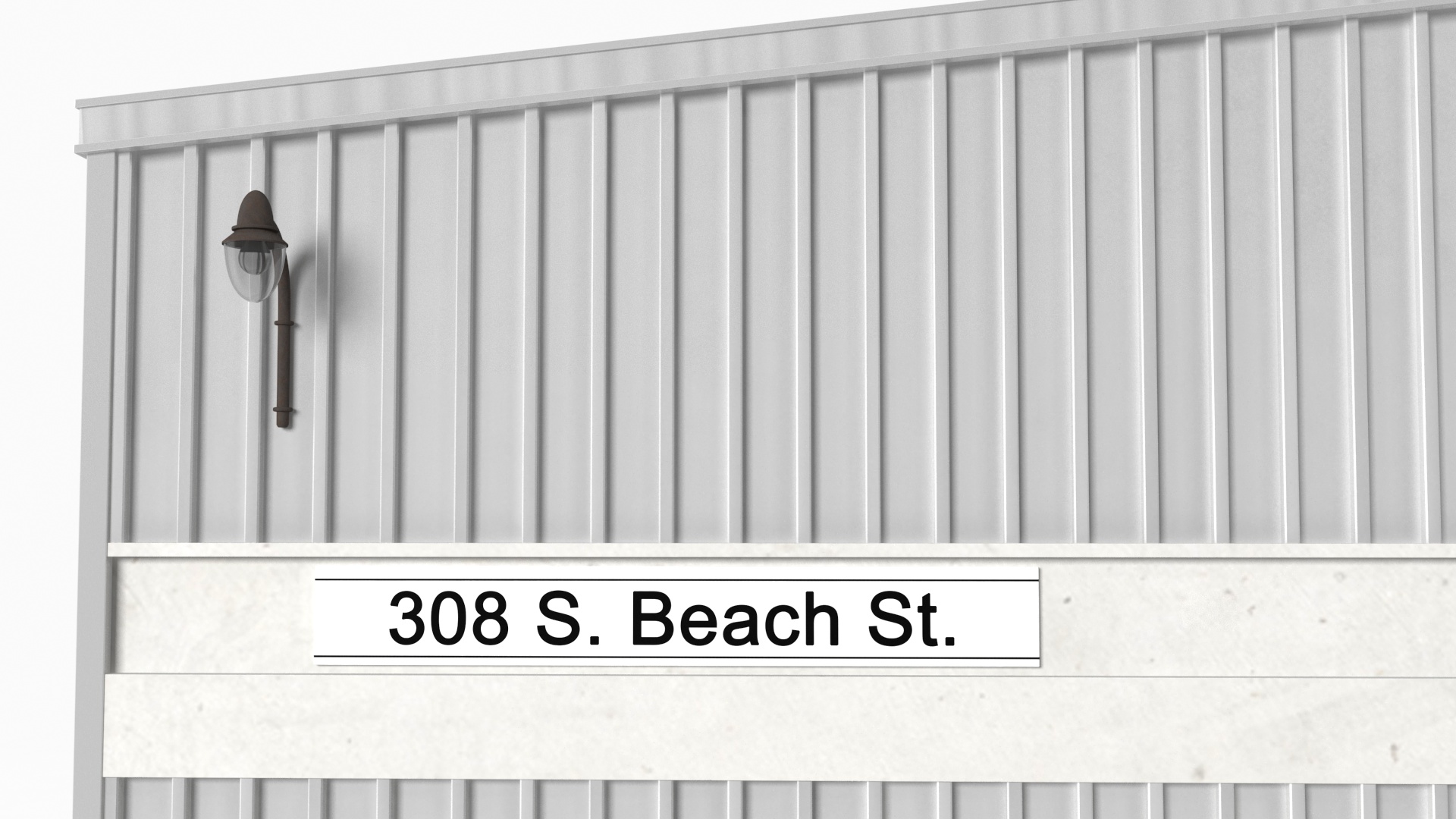 Post Frame Warehouse Building 3D model