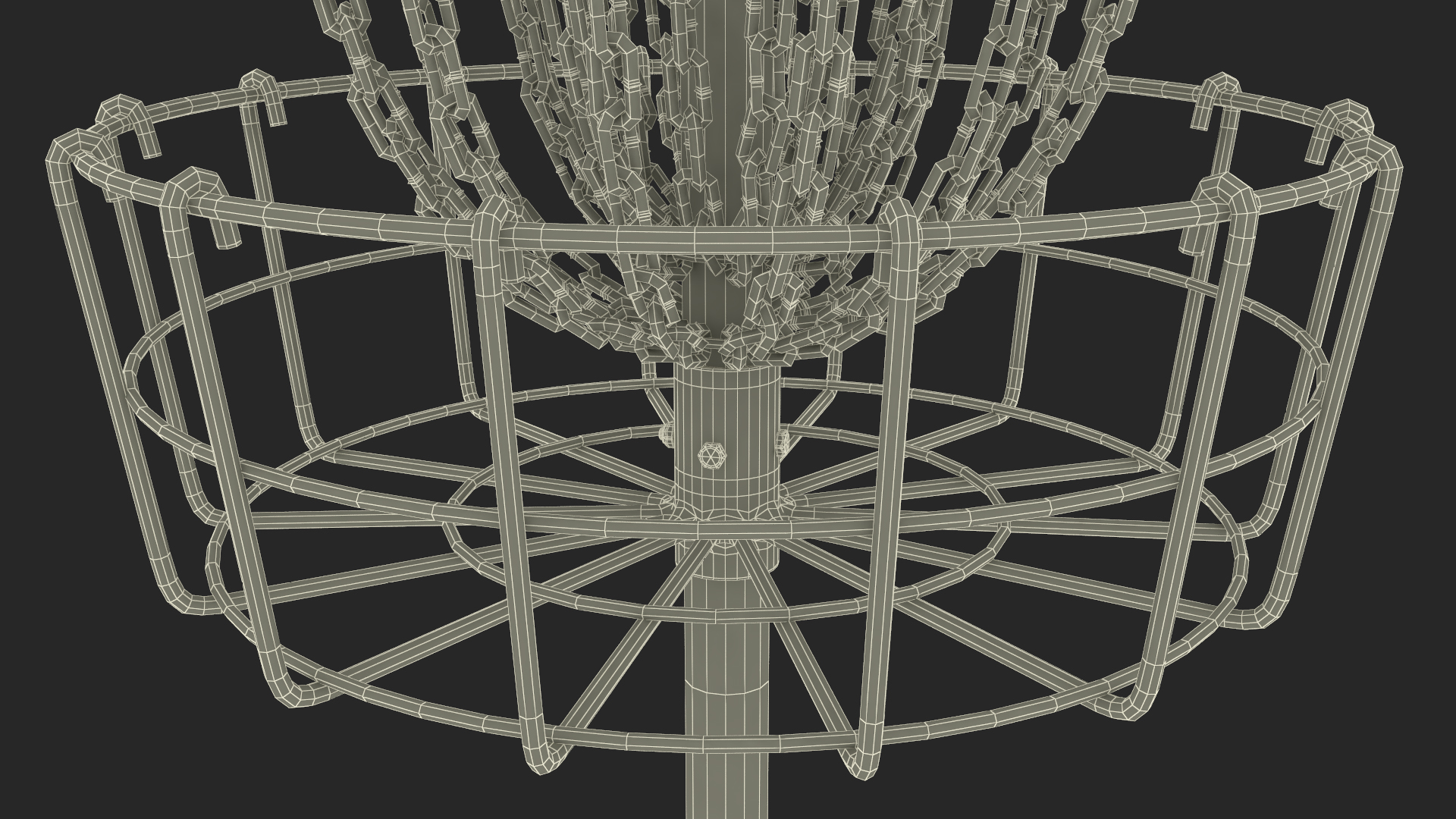 3D Disc Golf Basket