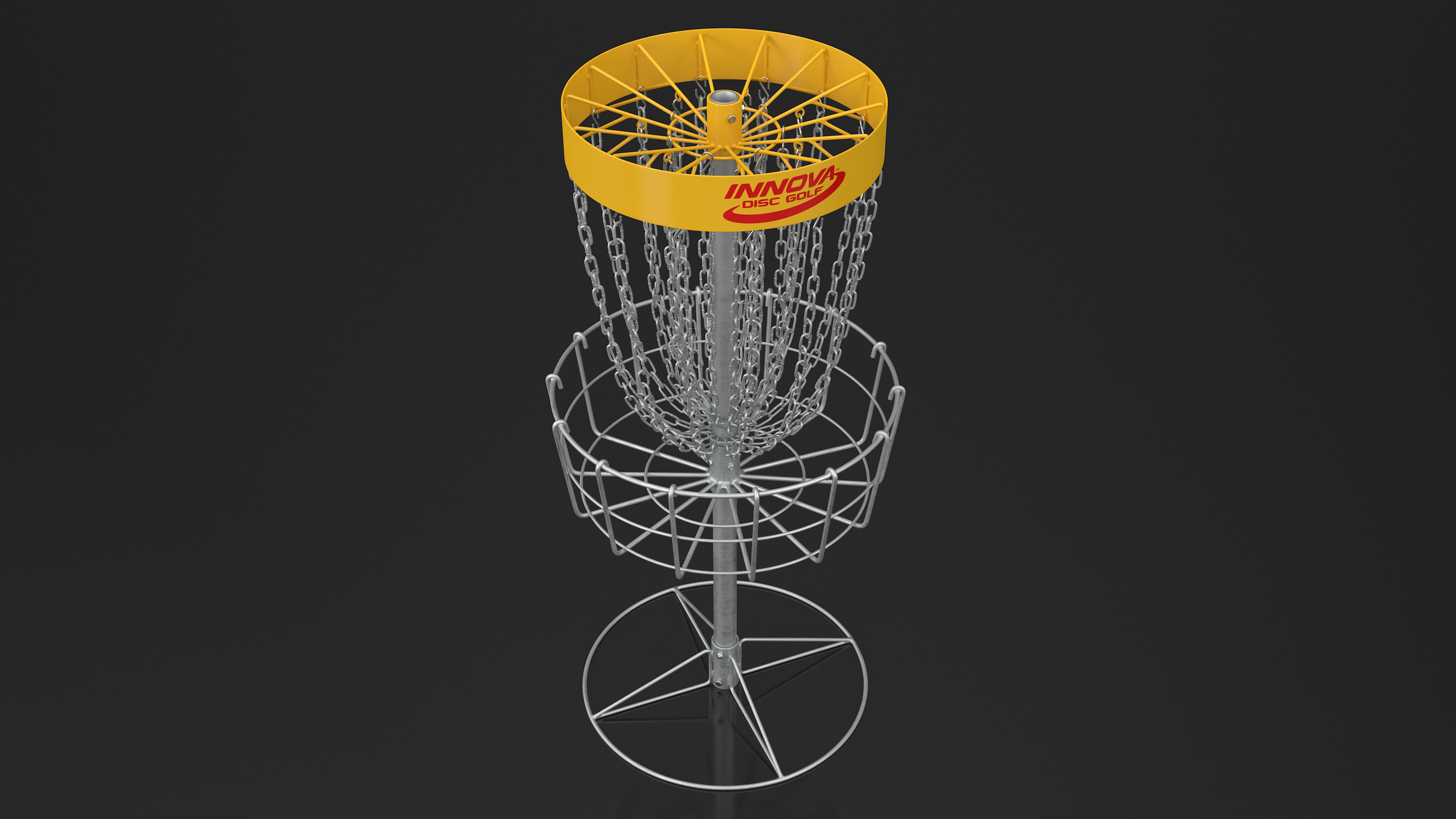 3D Disc Golf Basket