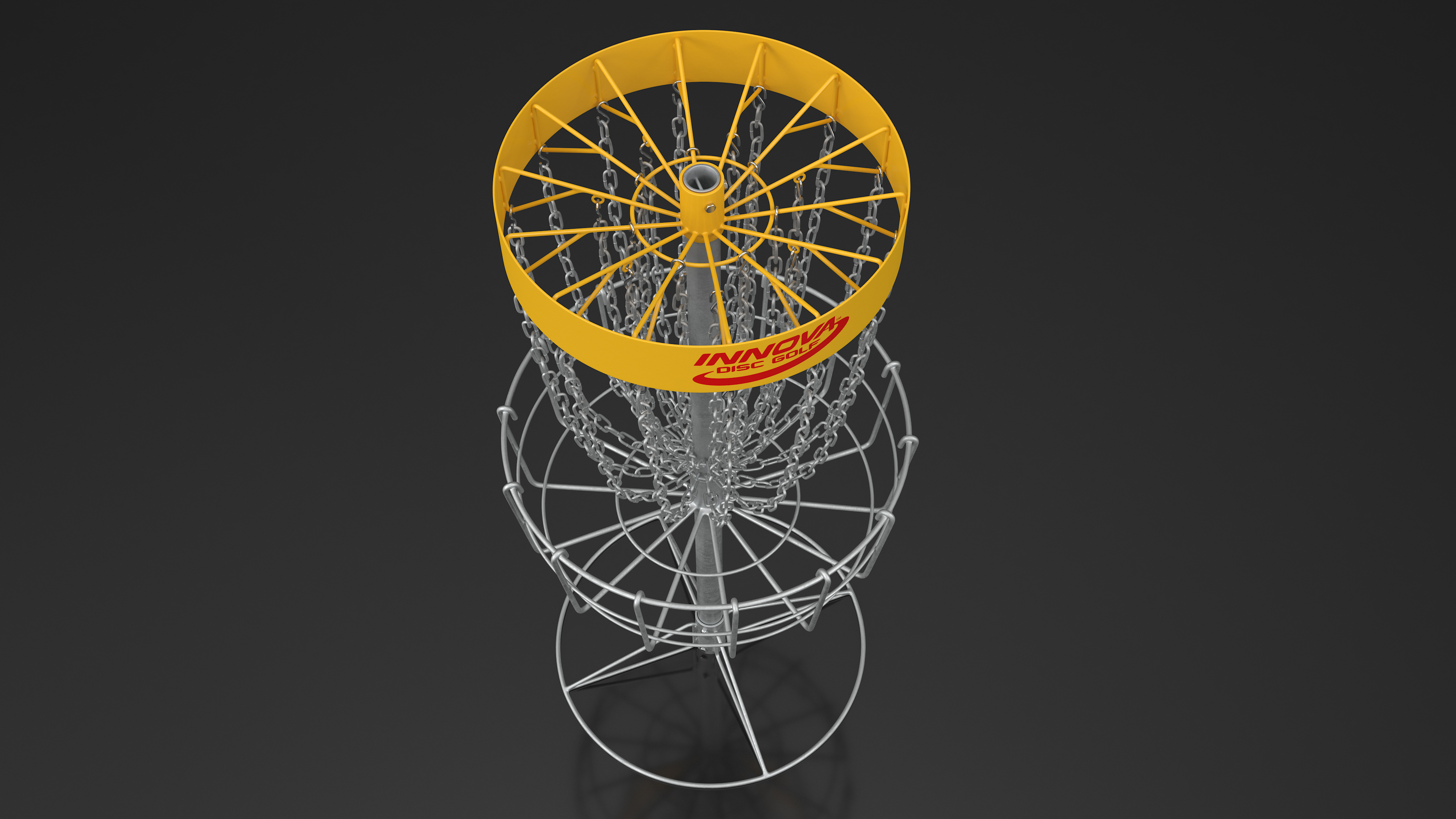 3D Disc Golf Basket
