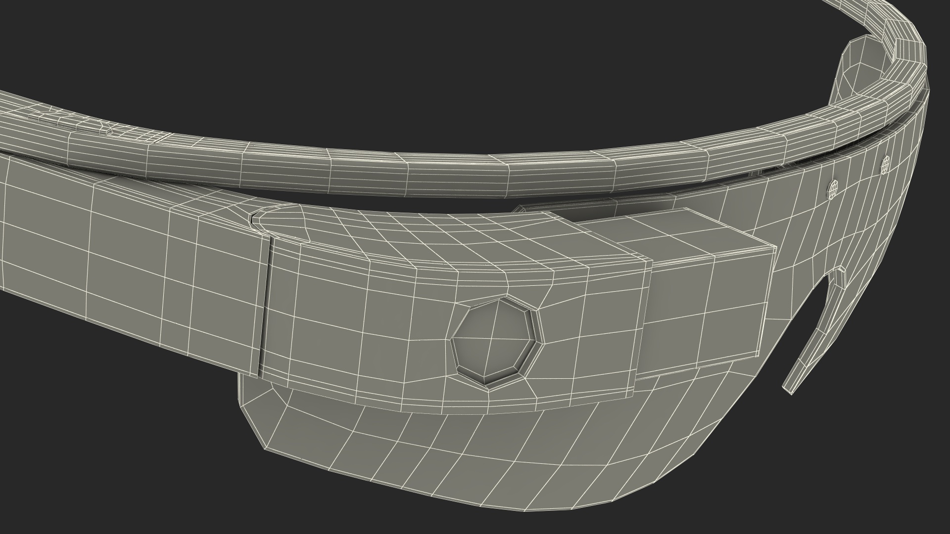 3D AR Headset Glasses model