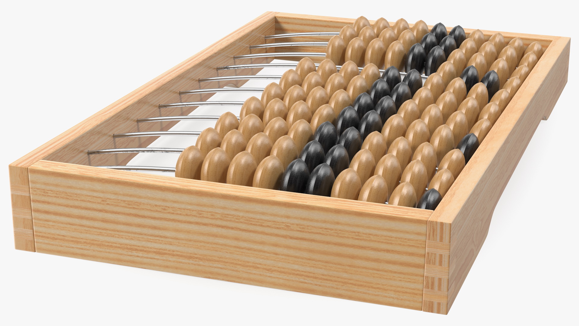 3D model Soviet Wooden Abacus