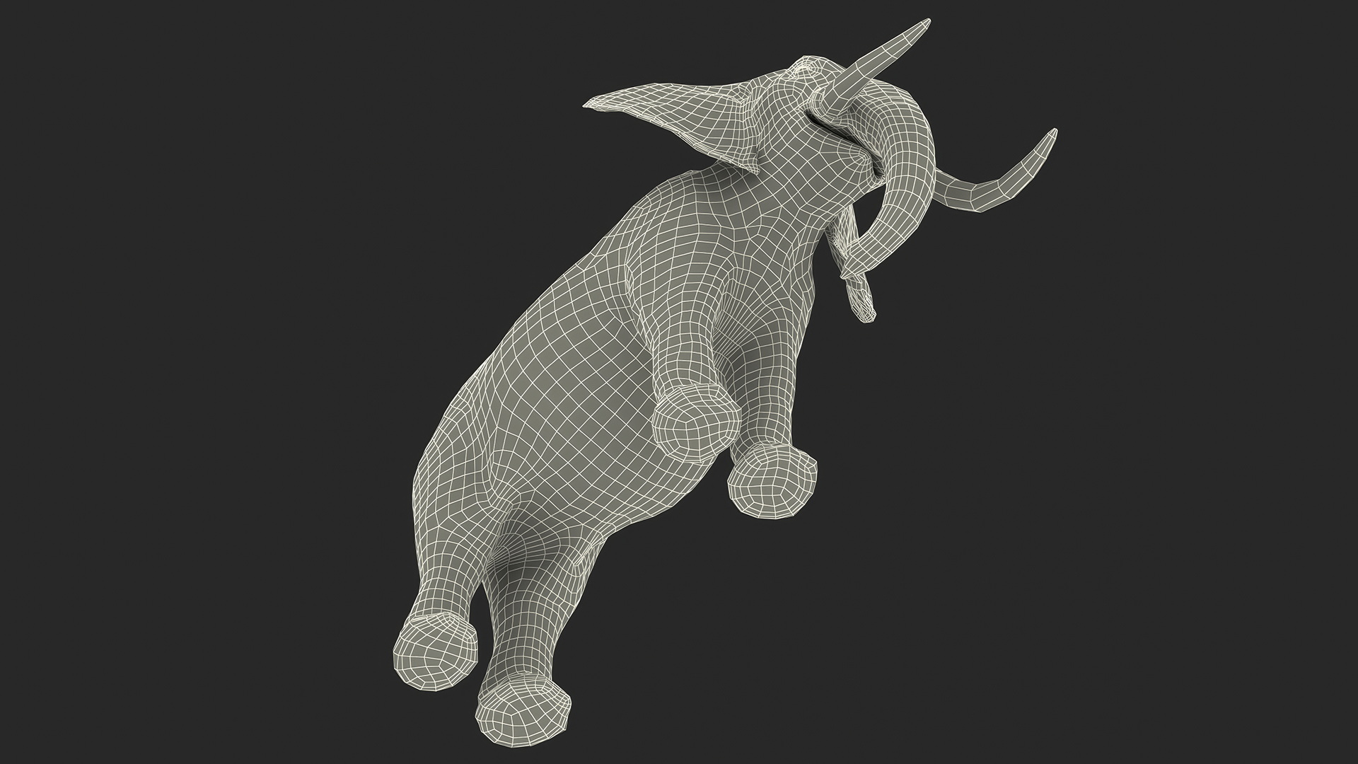 African Elephant Photorealistic Rigged Fur 3D