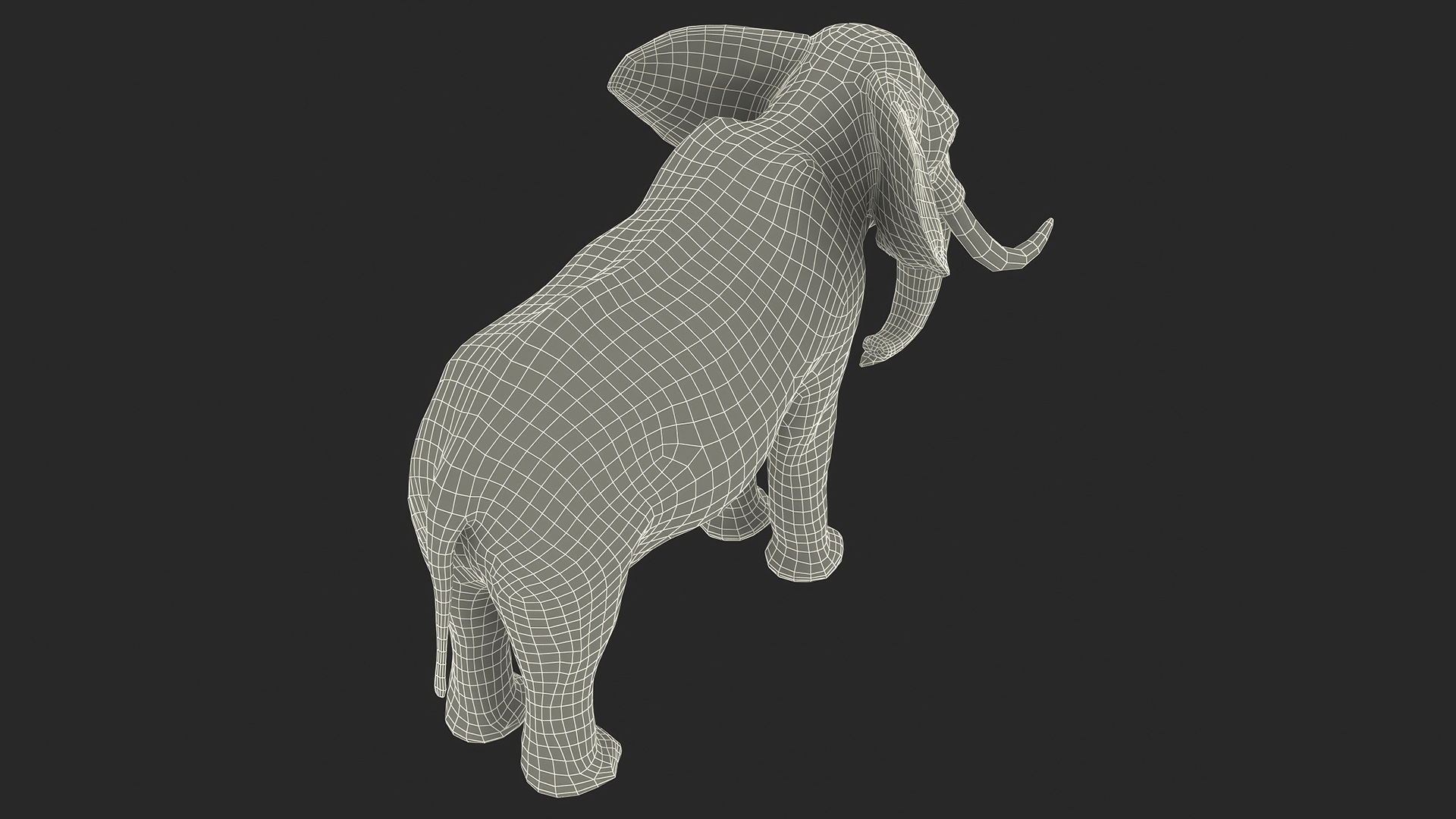African Elephant Photorealistic Rigged Fur 3D