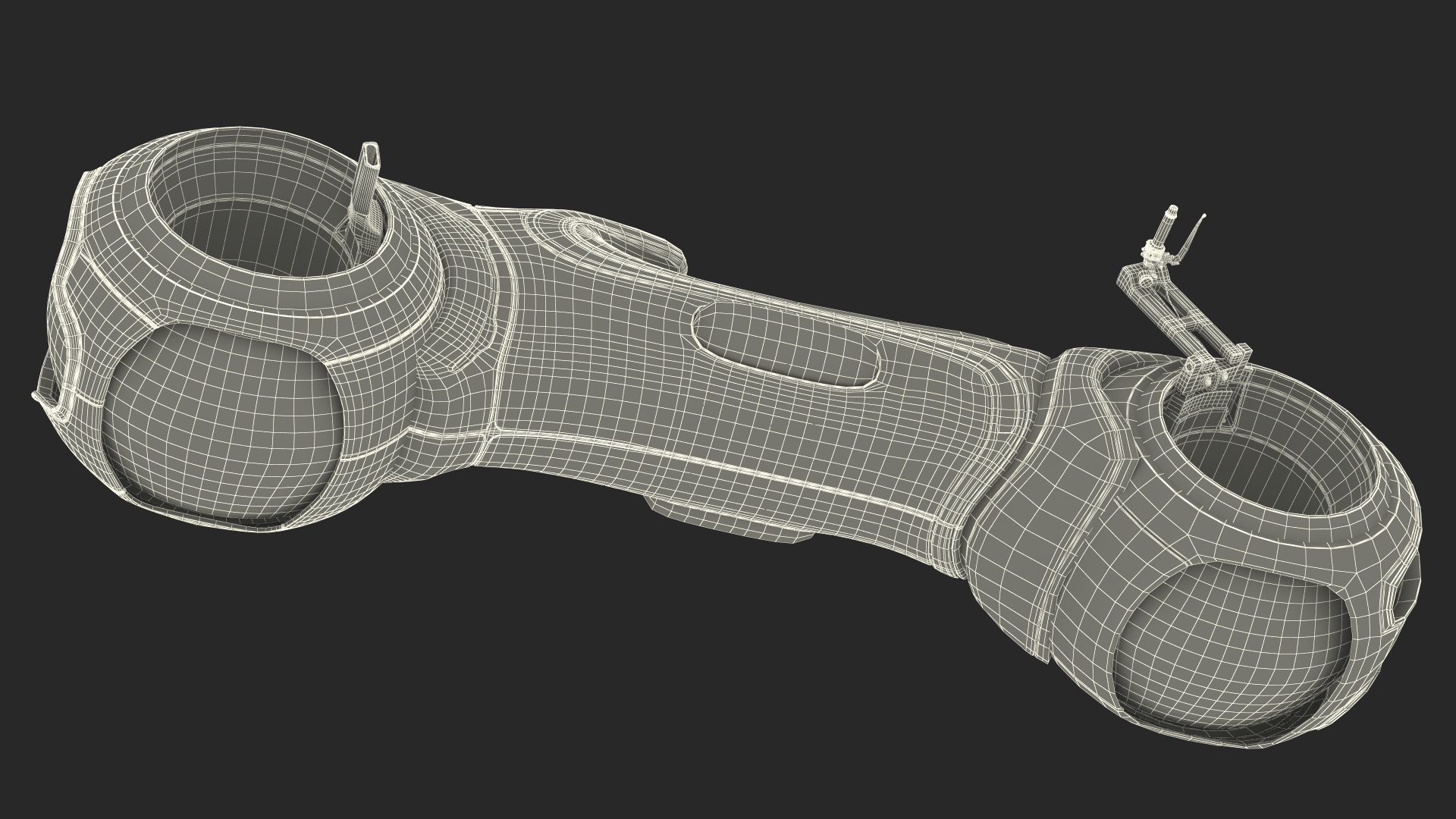 Cyber Bike Rigged 3D