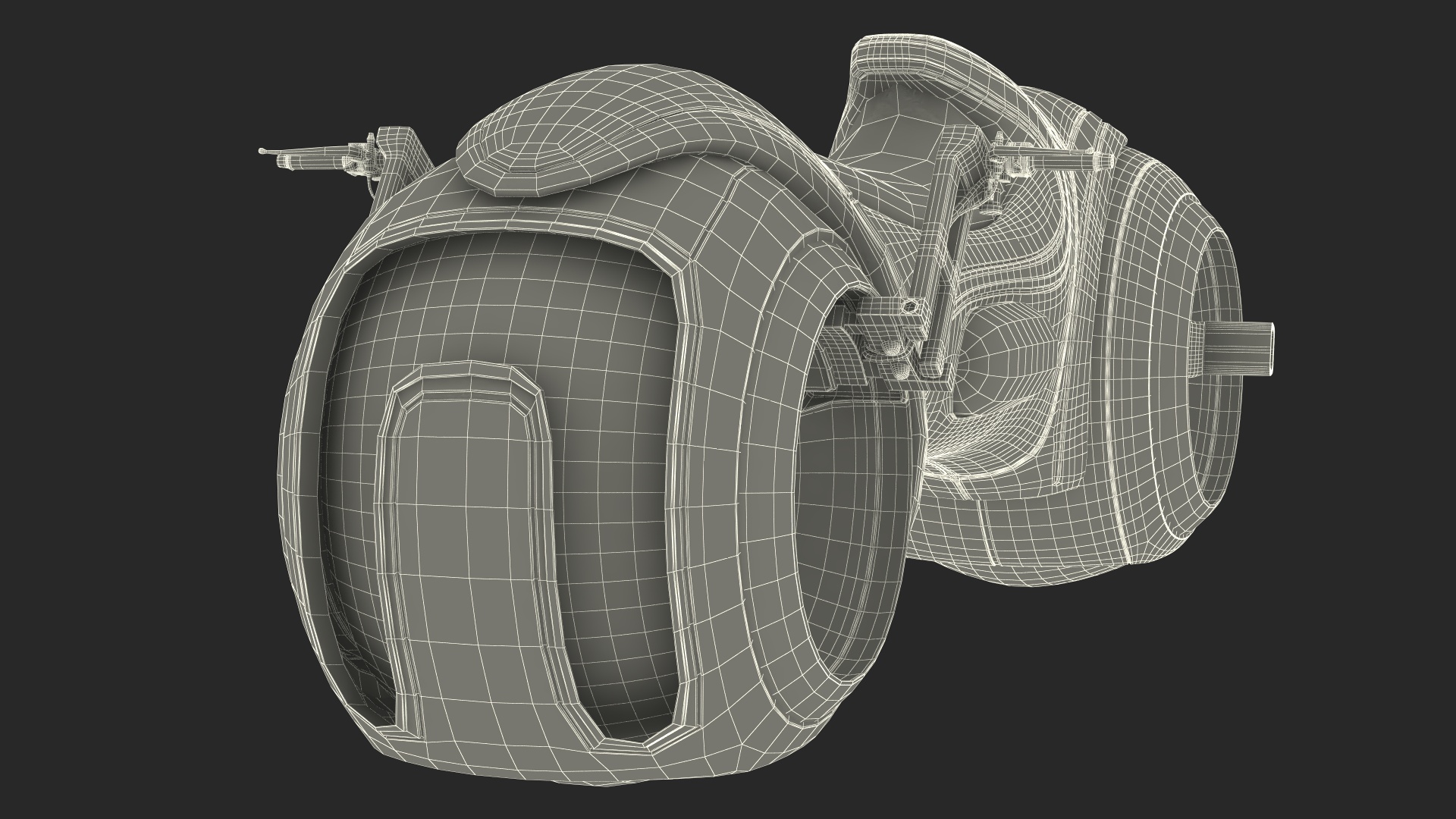 Cyber Bike Rigged 3D