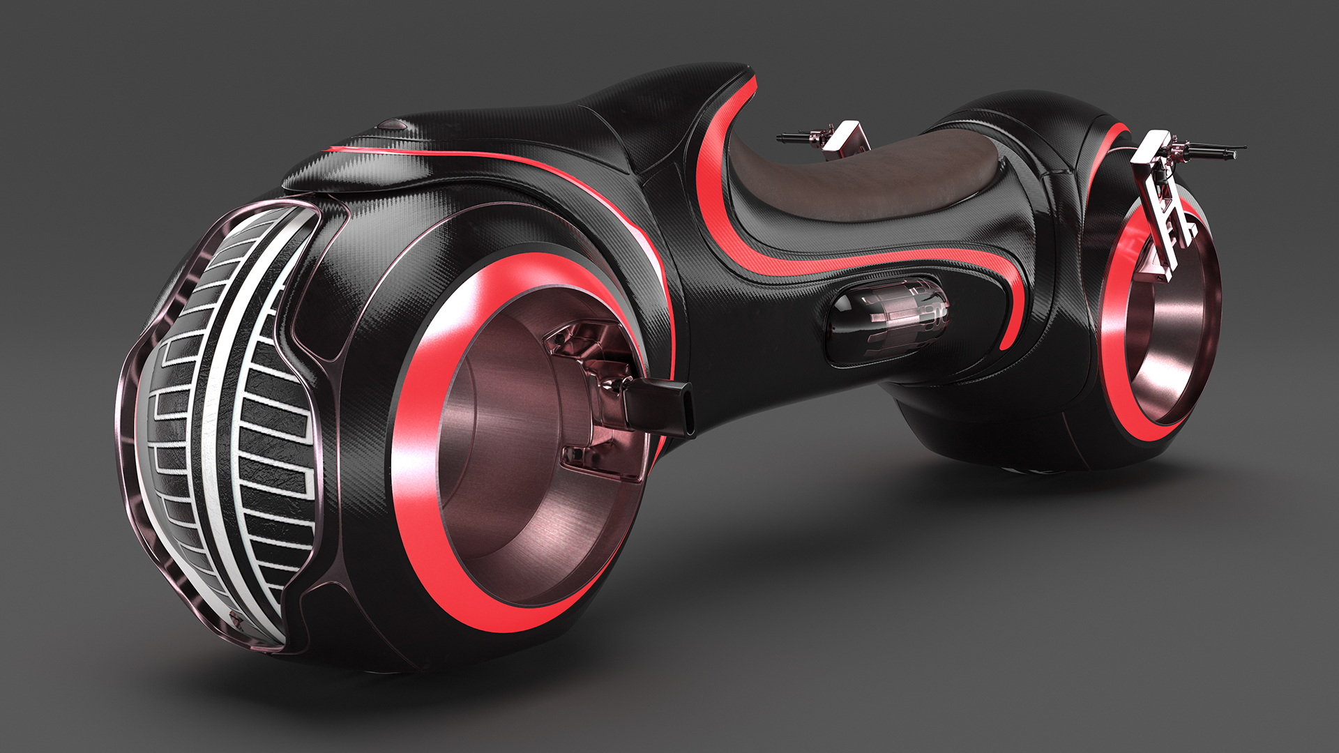 Cyber Bike Rigged 3D