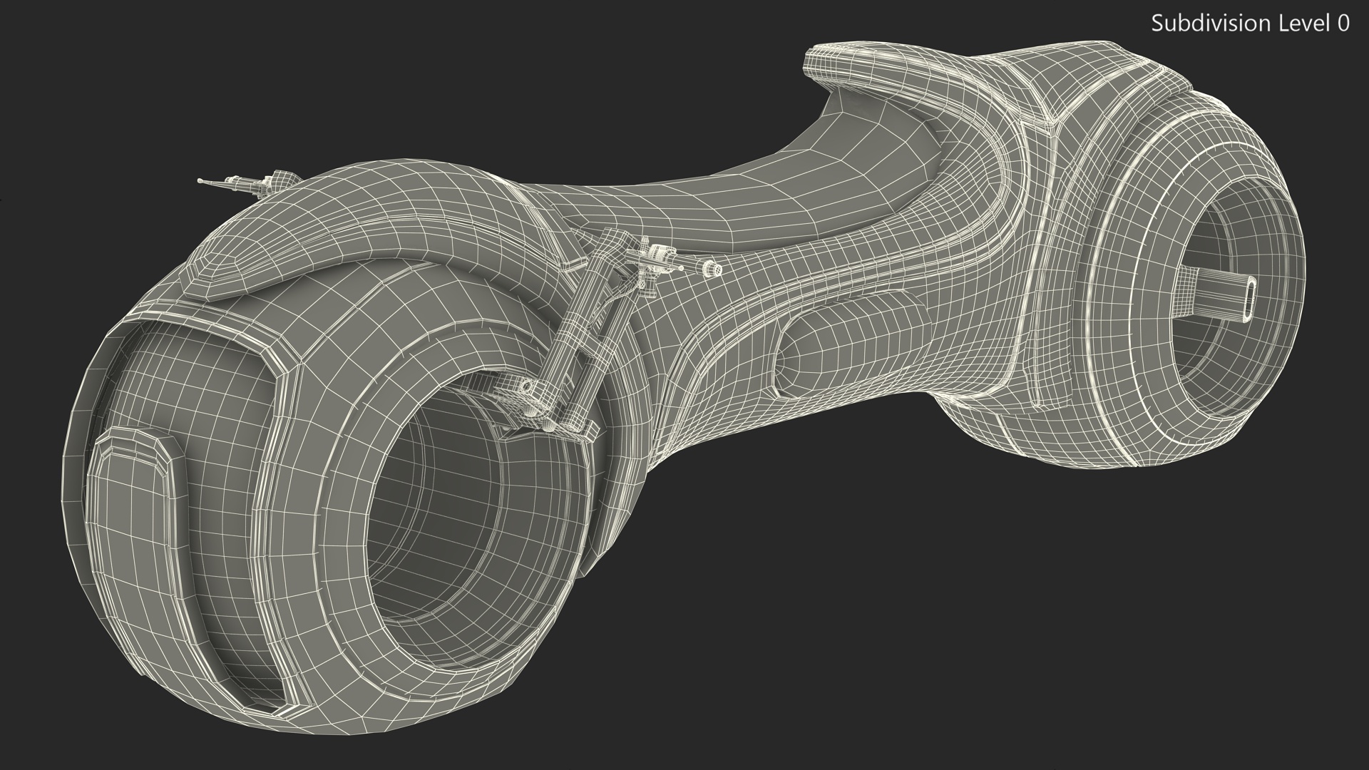 Cyber Bike Rigged 3D