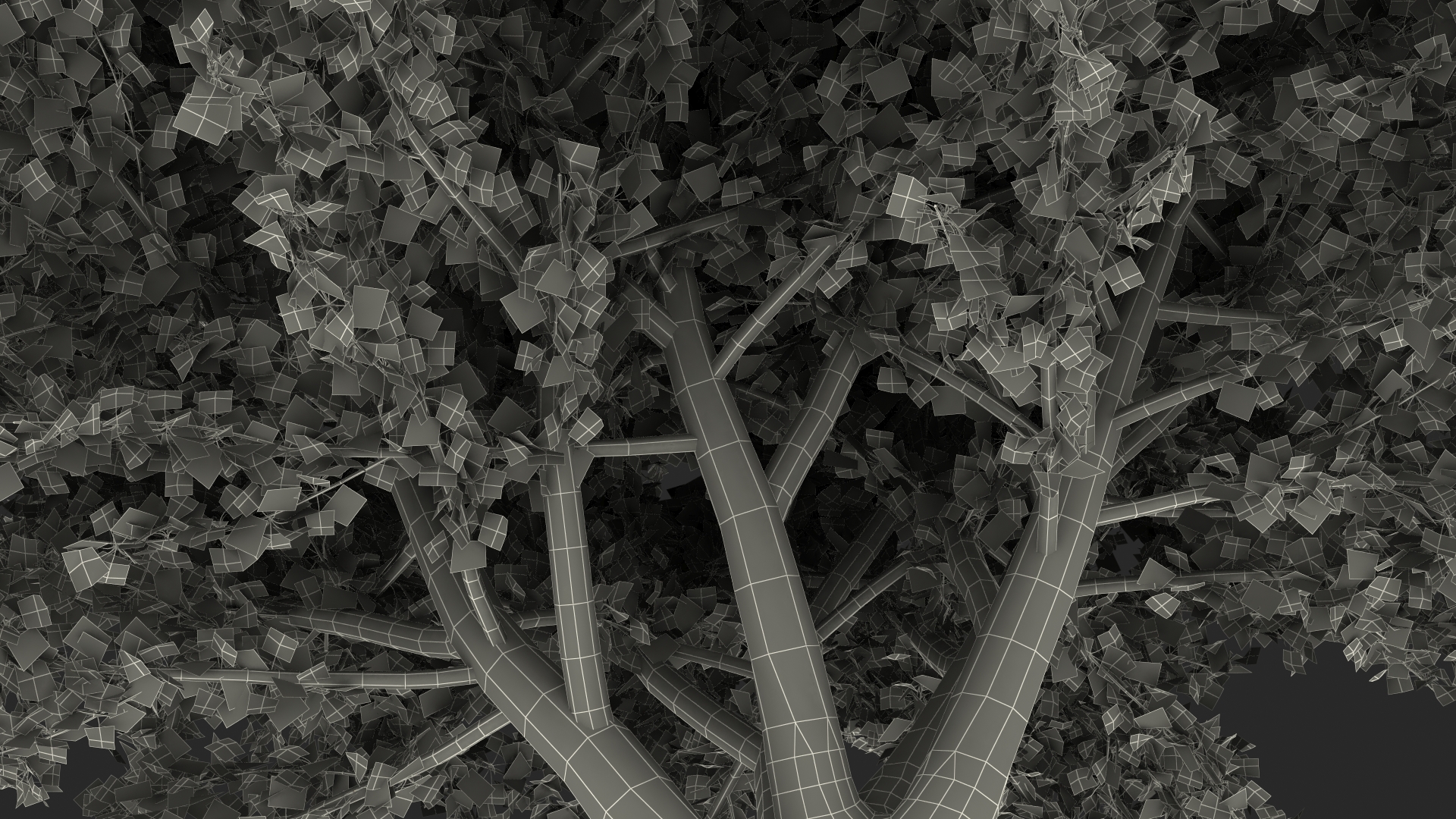 Ginkgo Tree Green 3D