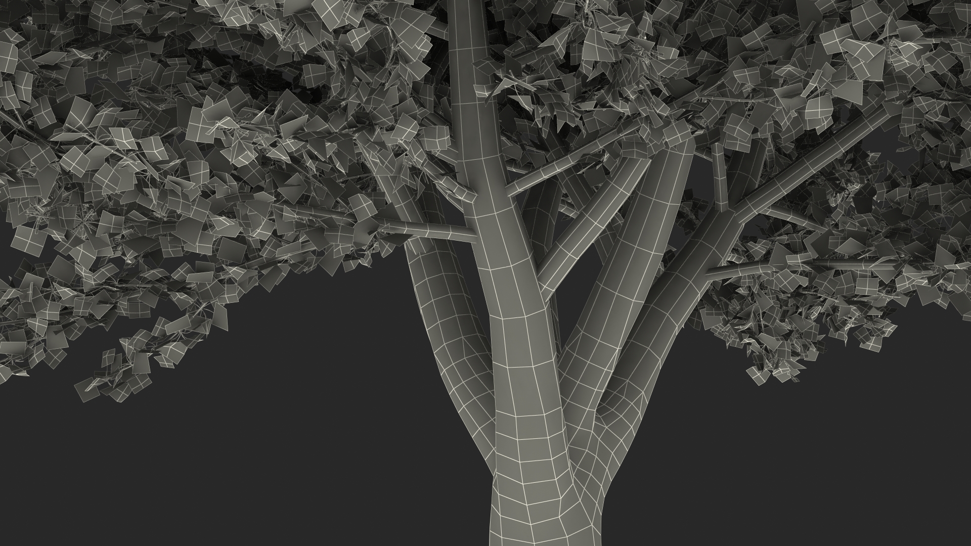 Ginkgo Tree Green 3D