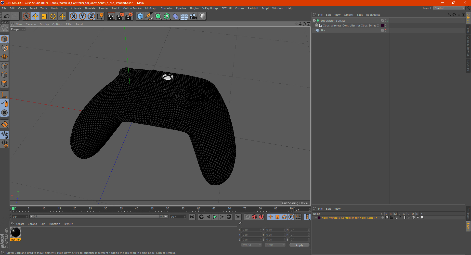 Xbox Wireless Controller for Xbox Series X 3D