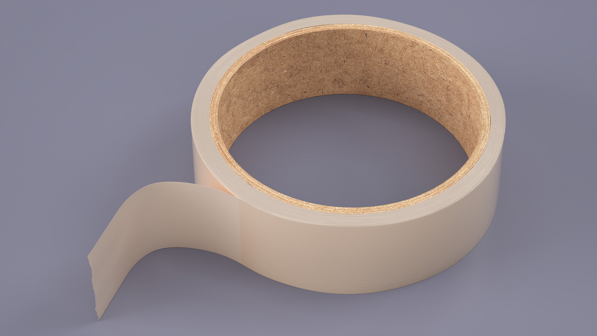 3D Adhesive Tape Roll model