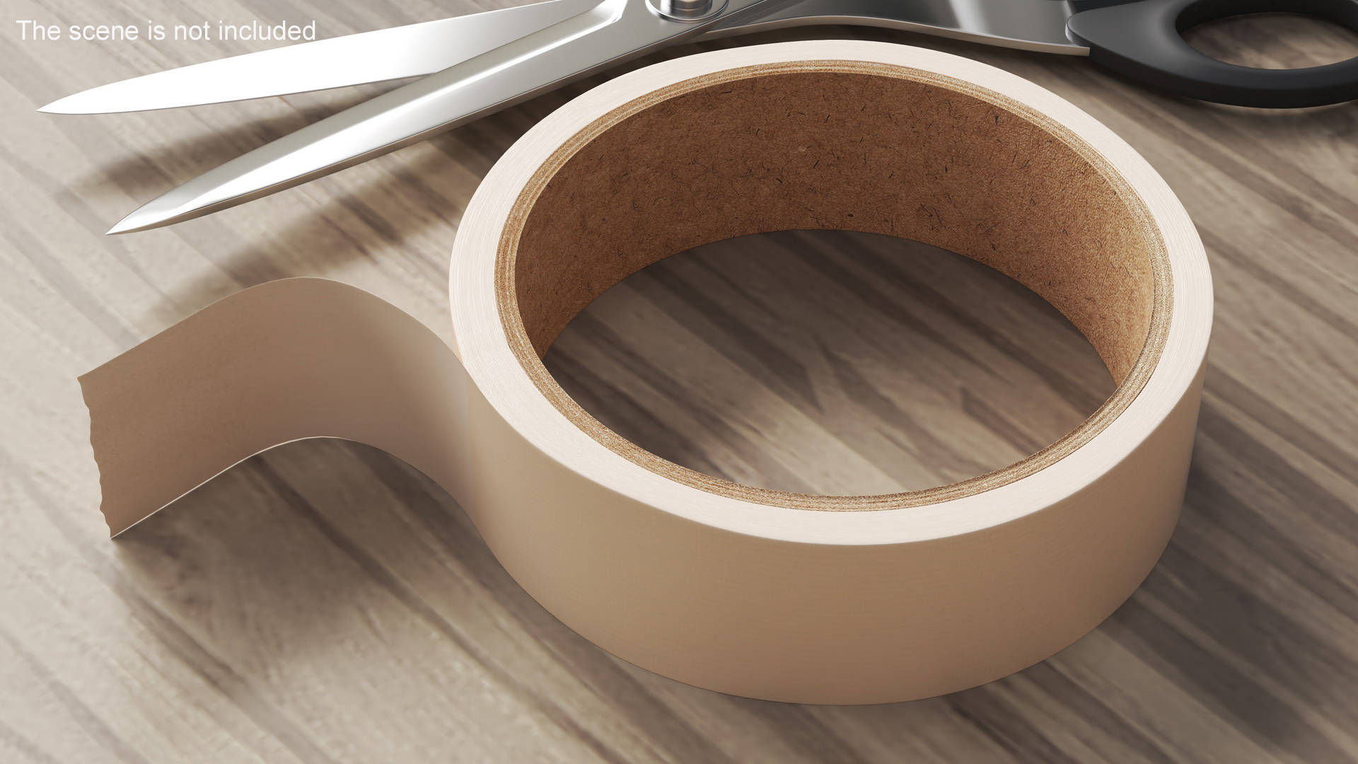3D Adhesive Tape Roll model