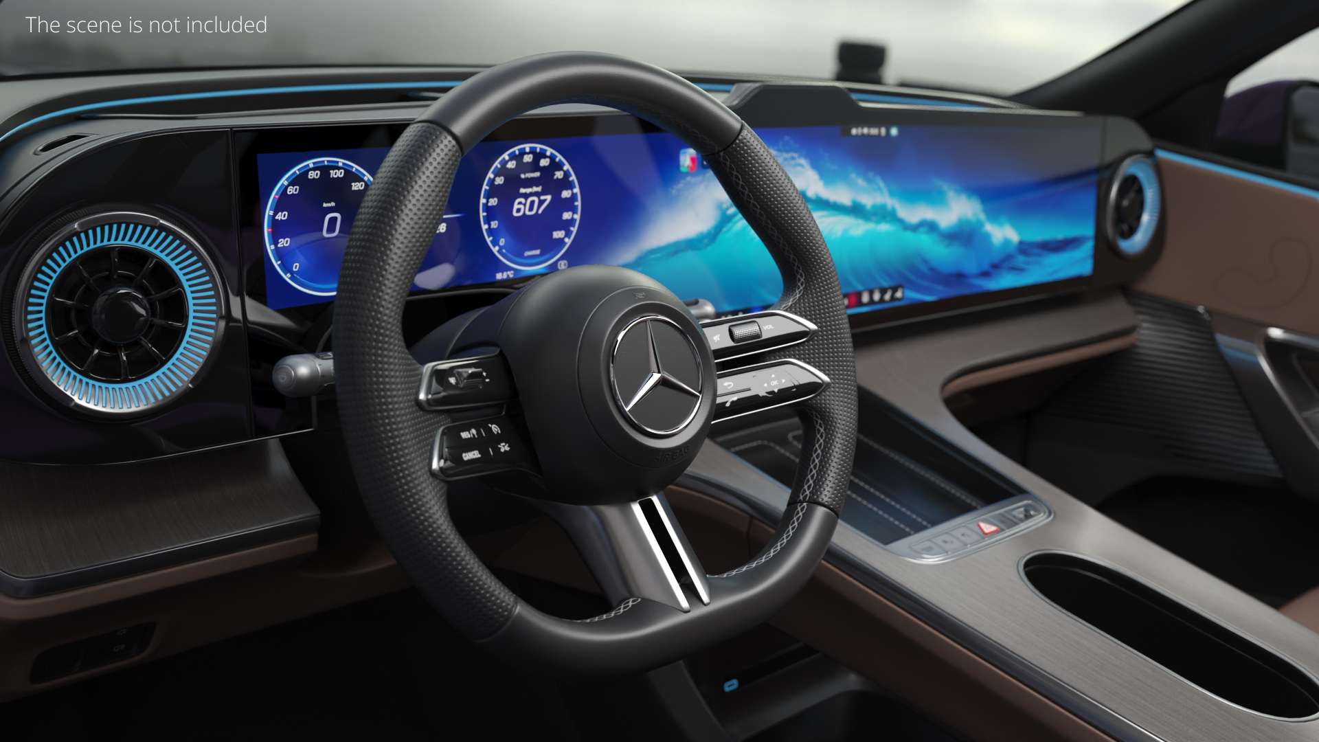 Mercedes Digital Control Steering Wheel - view 3
