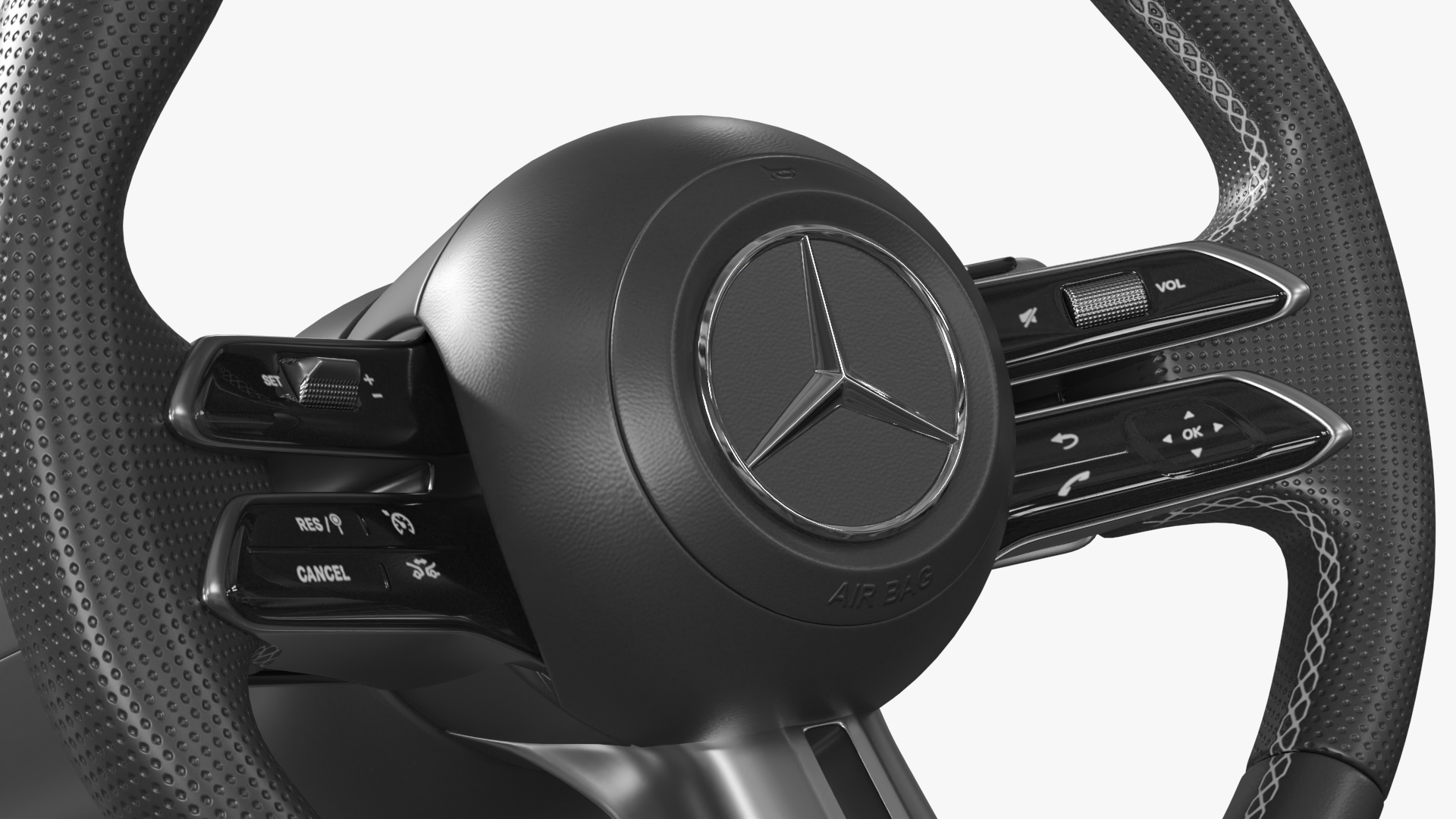 Mercedes Digital Control Steering Wheel - view 5