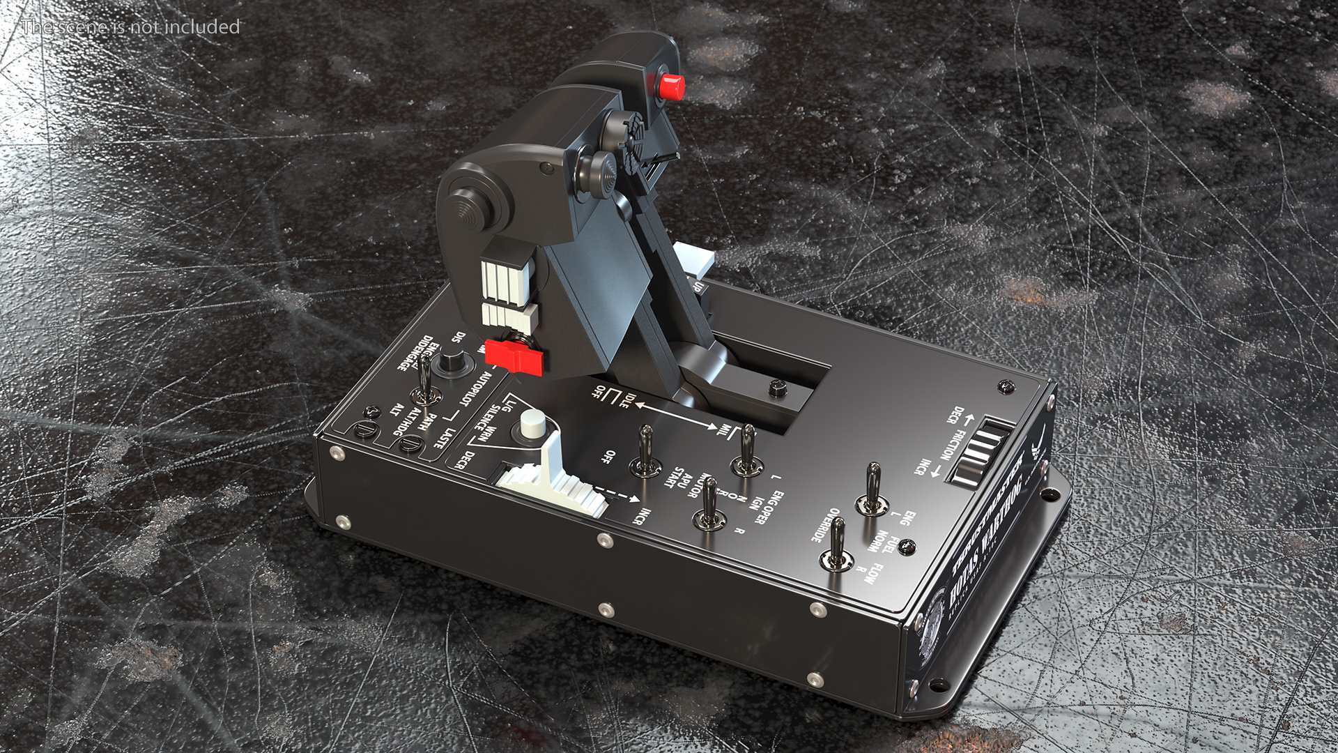 3D Thrustmaster Hotas Warthog Dual Throttles