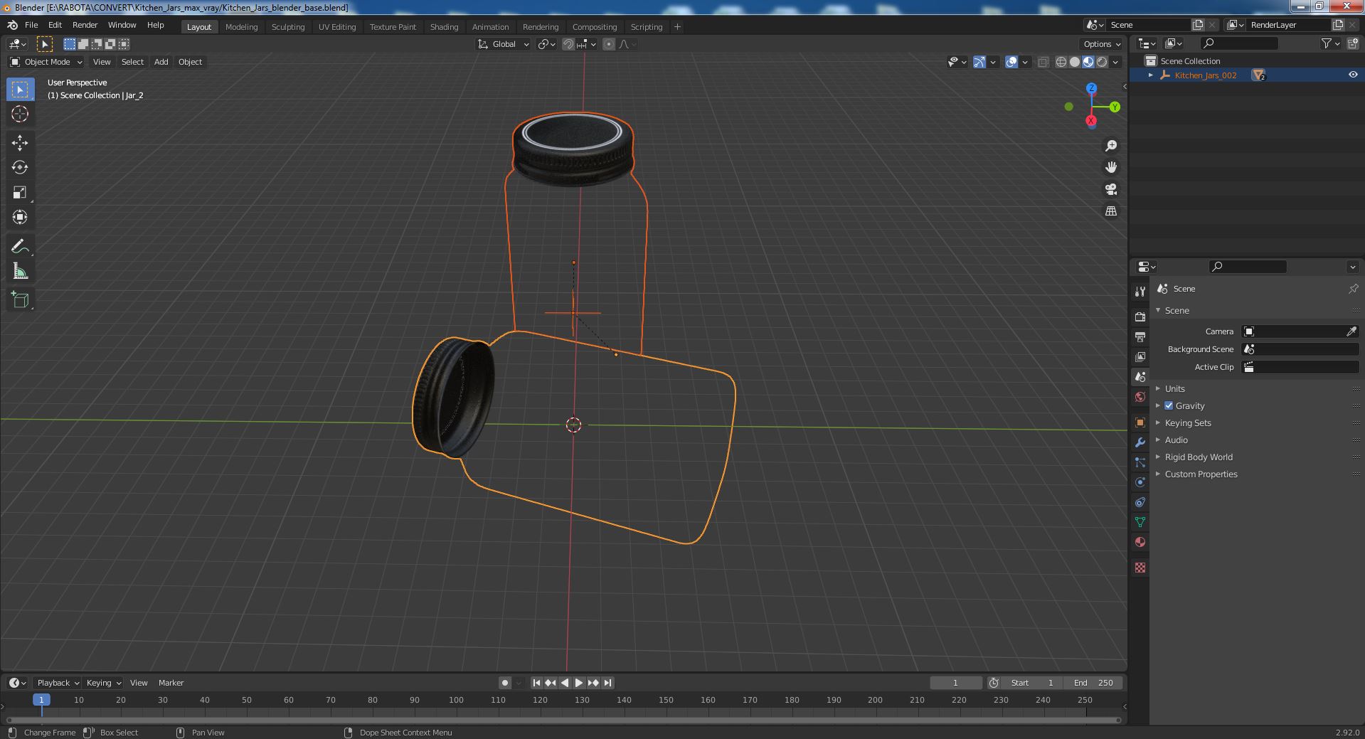 Kitchen Jars 3D