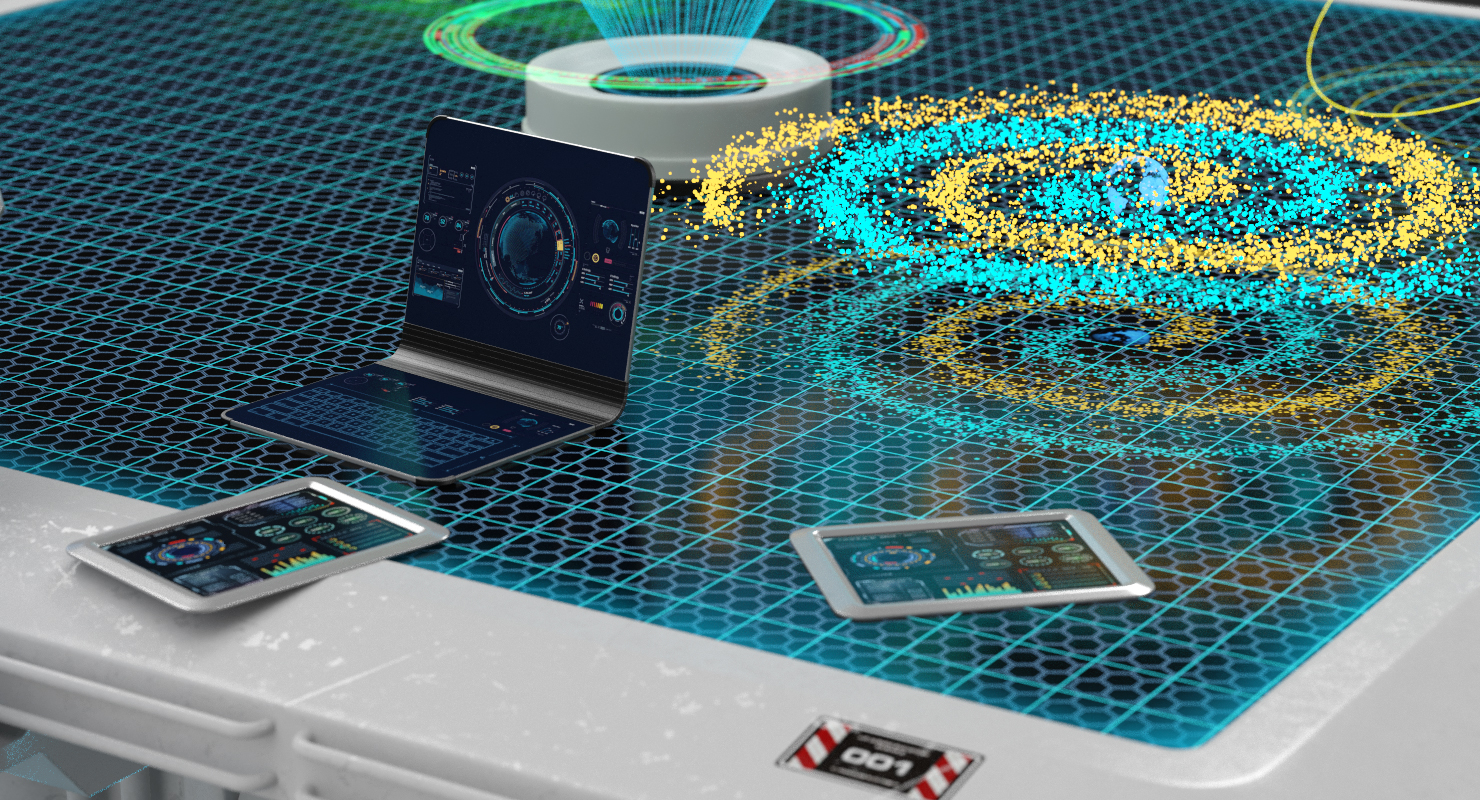 Interactive Holographic Table 3D model
