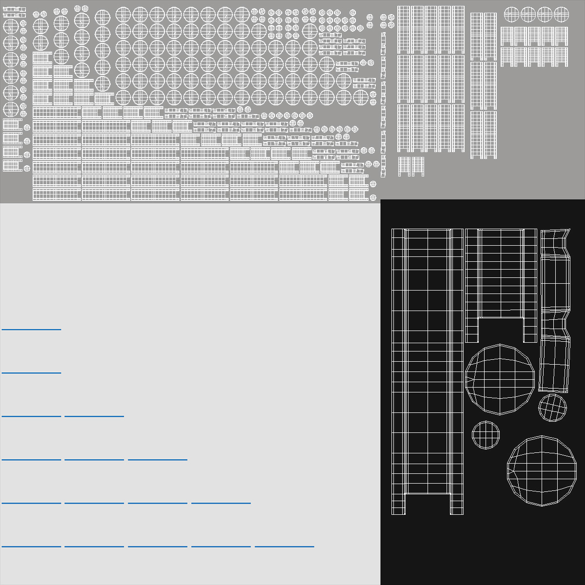 3D Industrial Electrical Switchgear Panel model
