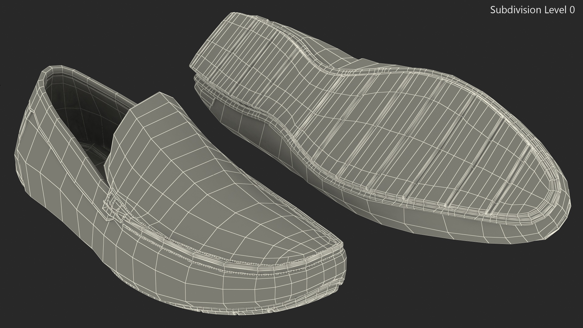 3D Black Suede Moccasins