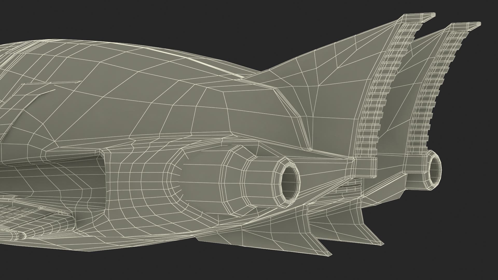 Futuristic Flying Car Rigged for Maya 3D