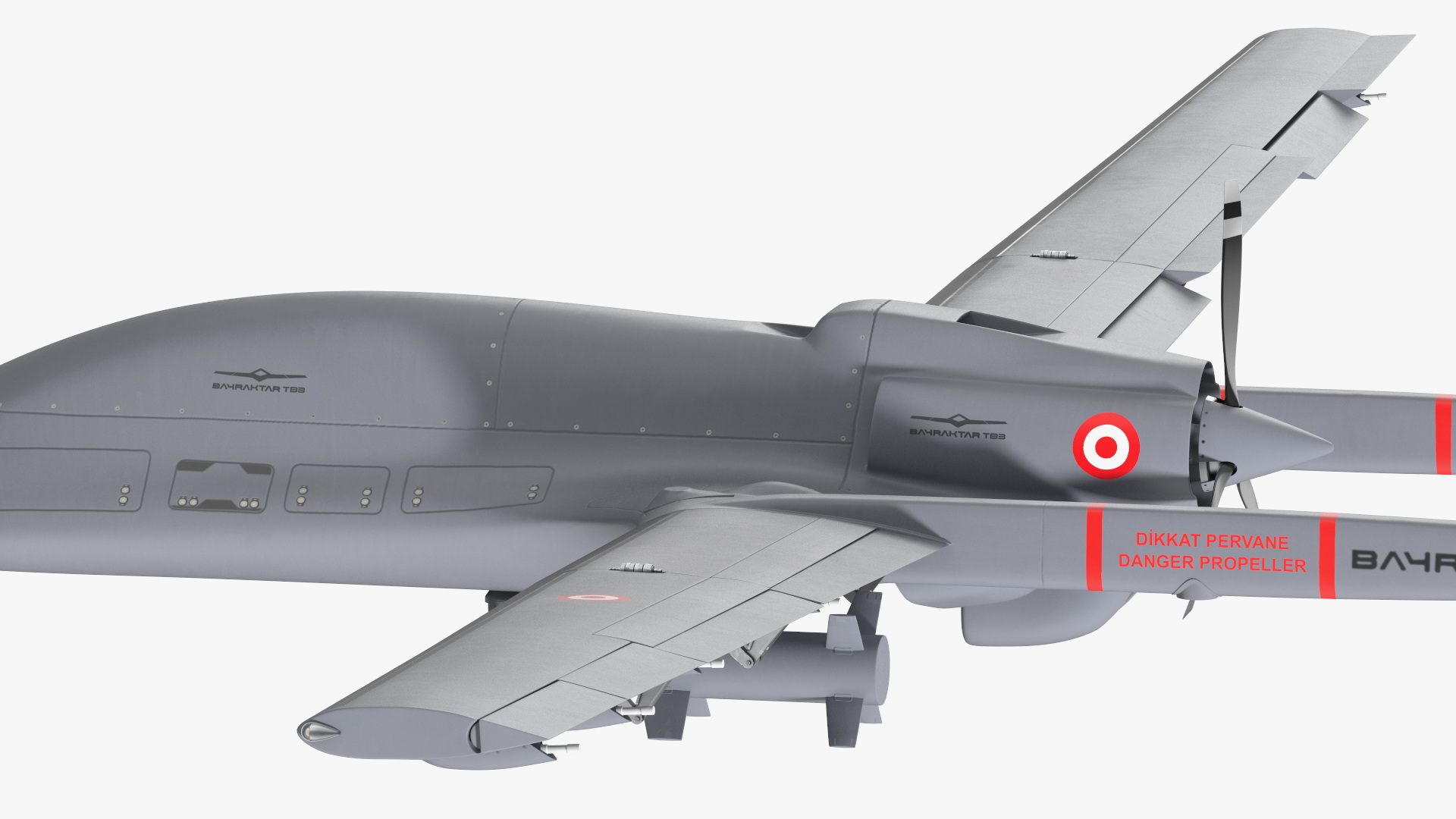 3D model Bayraktar TB3 UCAV Rigged