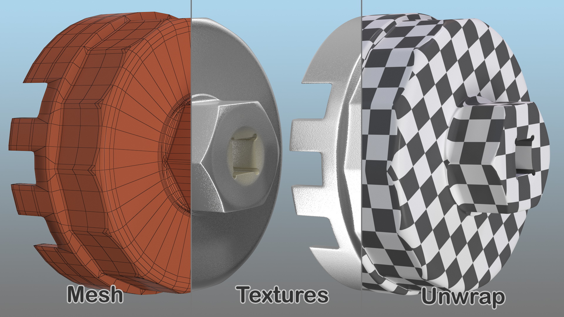 Oil Filter Wrench 3D