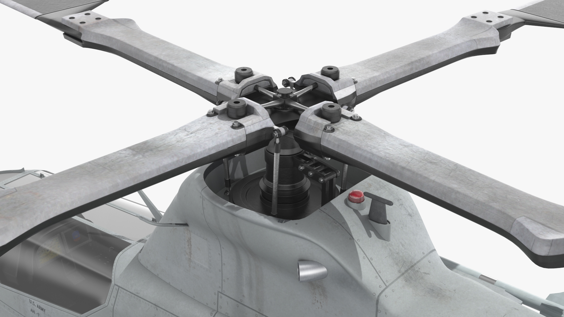 3D Bell AH-1Z Lethal Combat Helicopter Rigged for Cinema 4D