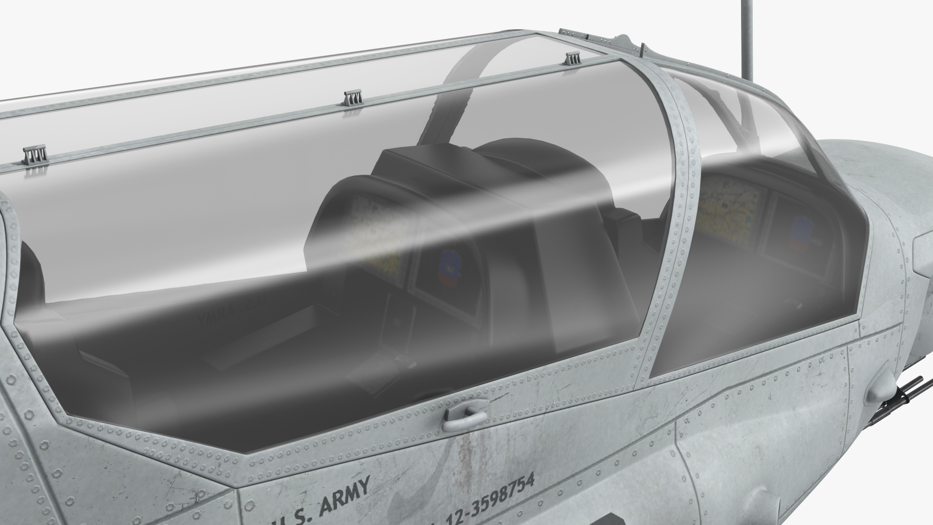 3D Bell AH-1Z Lethal Combat Helicopter Rigged for Cinema 4D