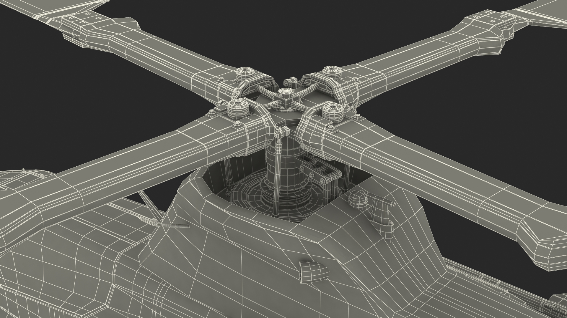 3D Bell AH-1Z Lethal Combat Helicopter Rigged for Cinema 4D