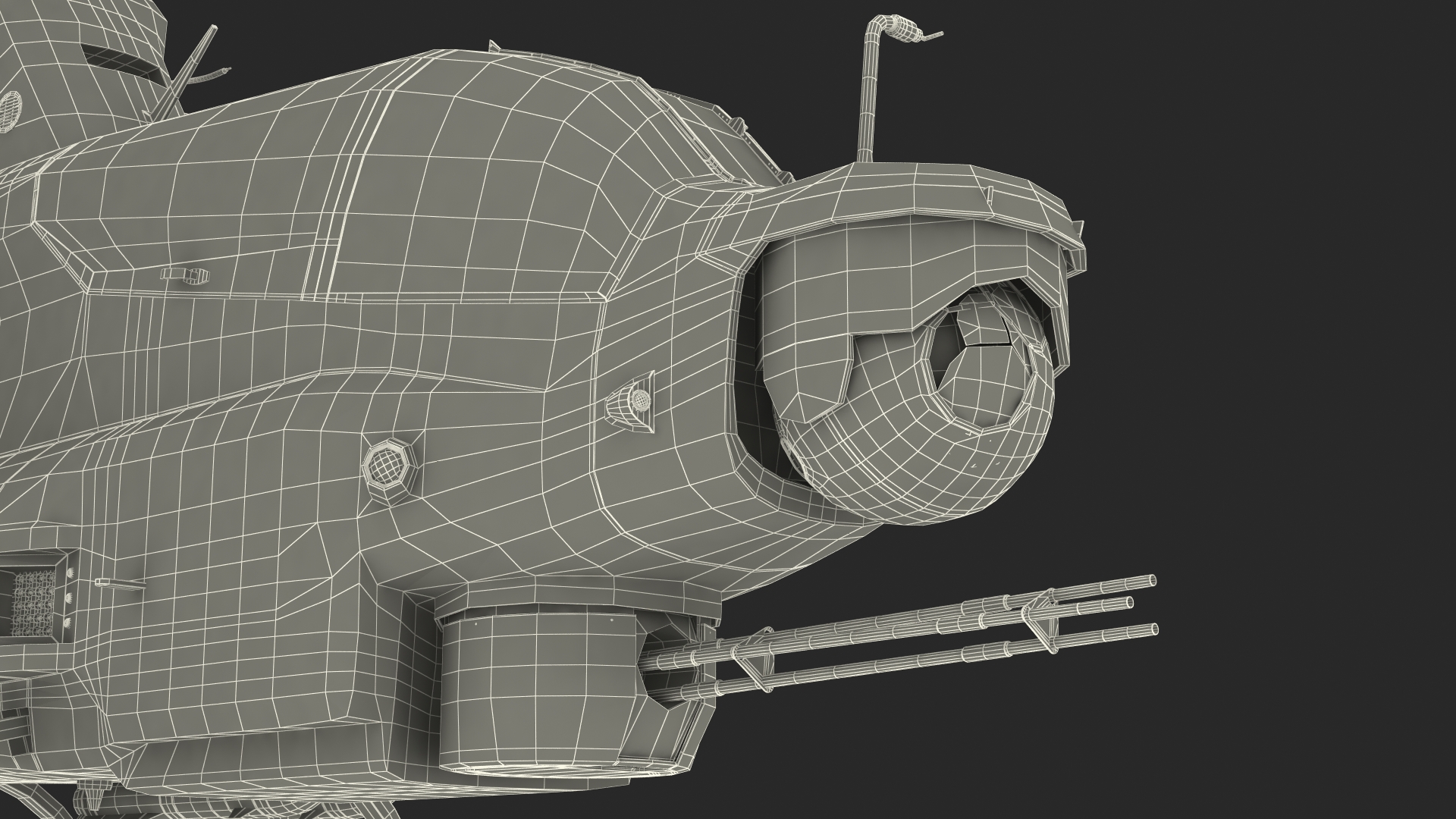 3D Bell AH-1Z Lethal Combat Helicopter Rigged for Cinema 4D