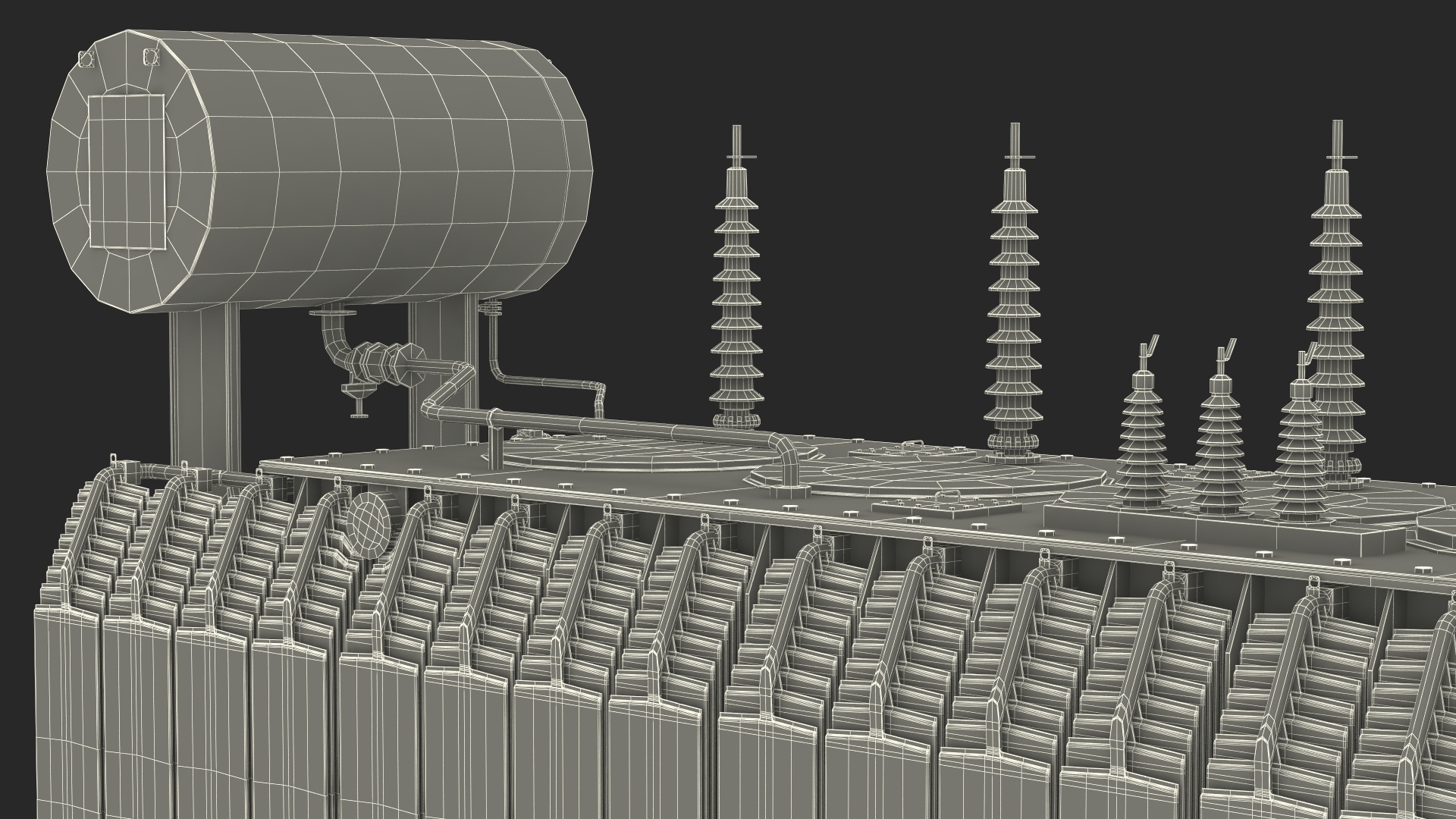 Electrical Transformer 3D