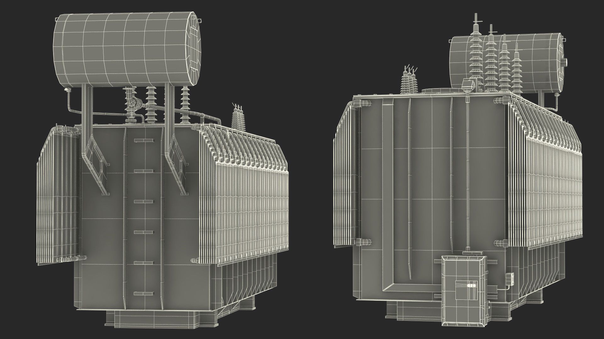 Electrical Transformer 3D