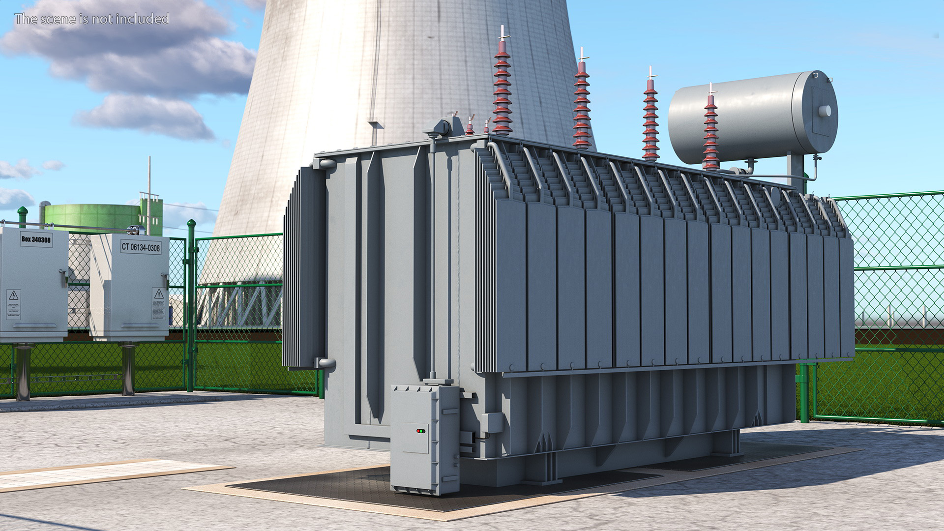 Electrical Transformer 3D