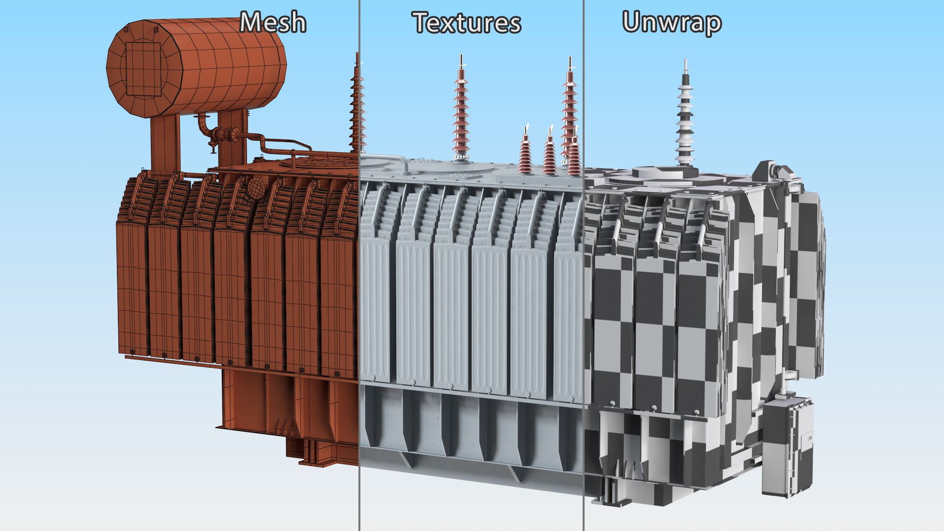 Electrical Transformer 3D