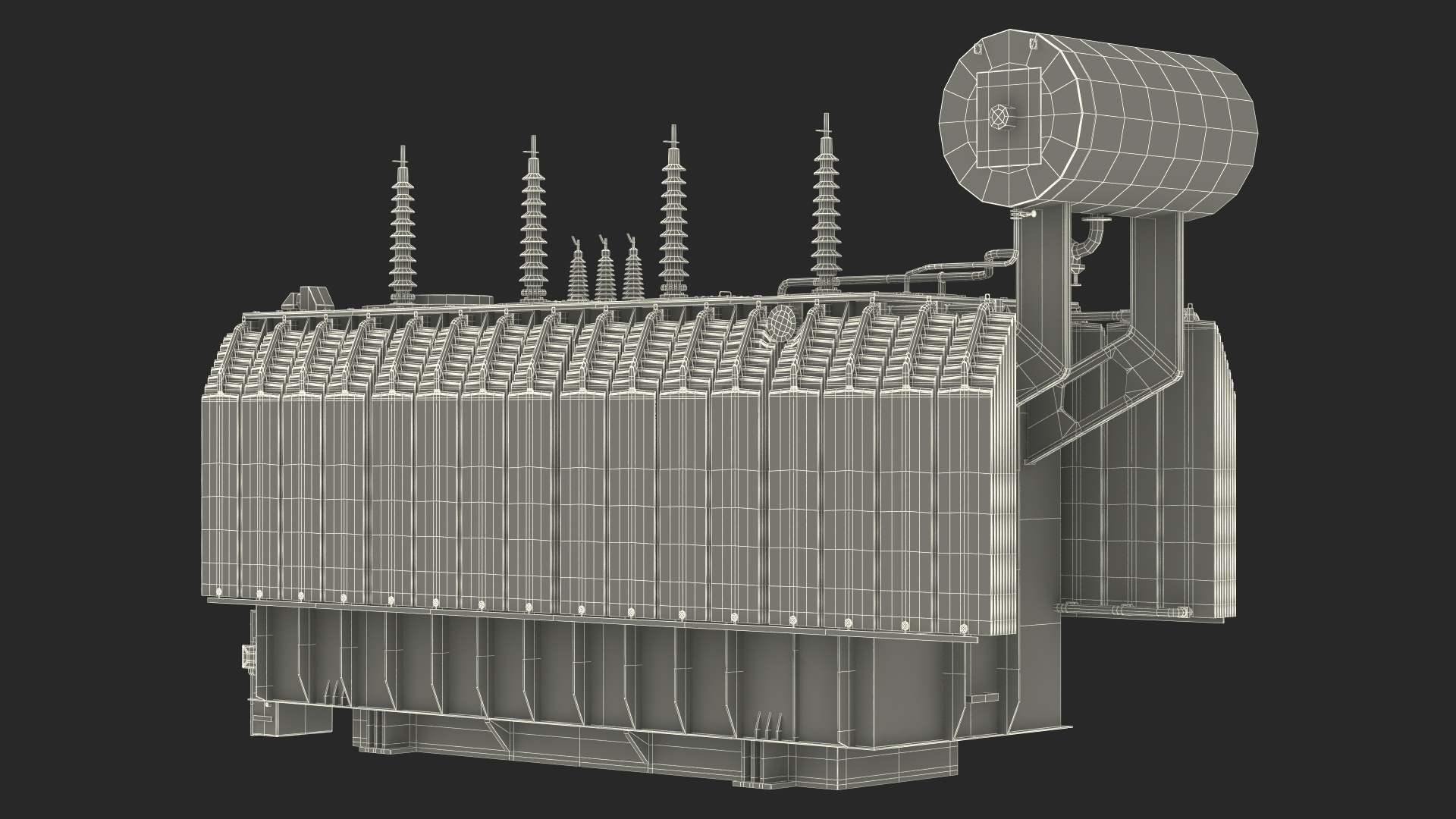 Electrical Transformer 3D