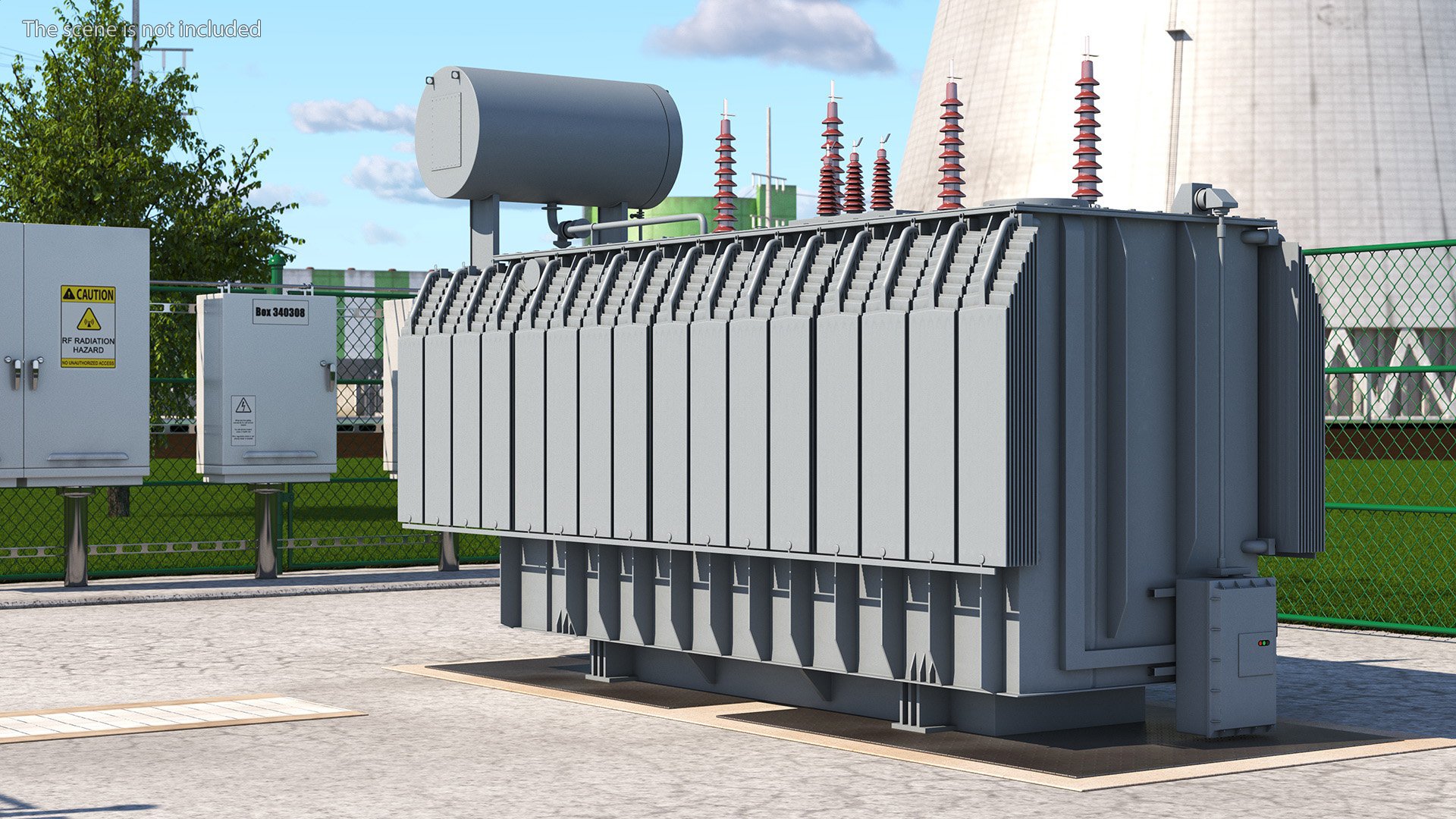 Electrical Transformer 3D