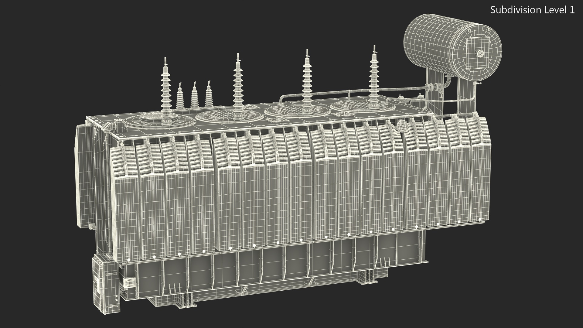 Electrical Transformer 3D